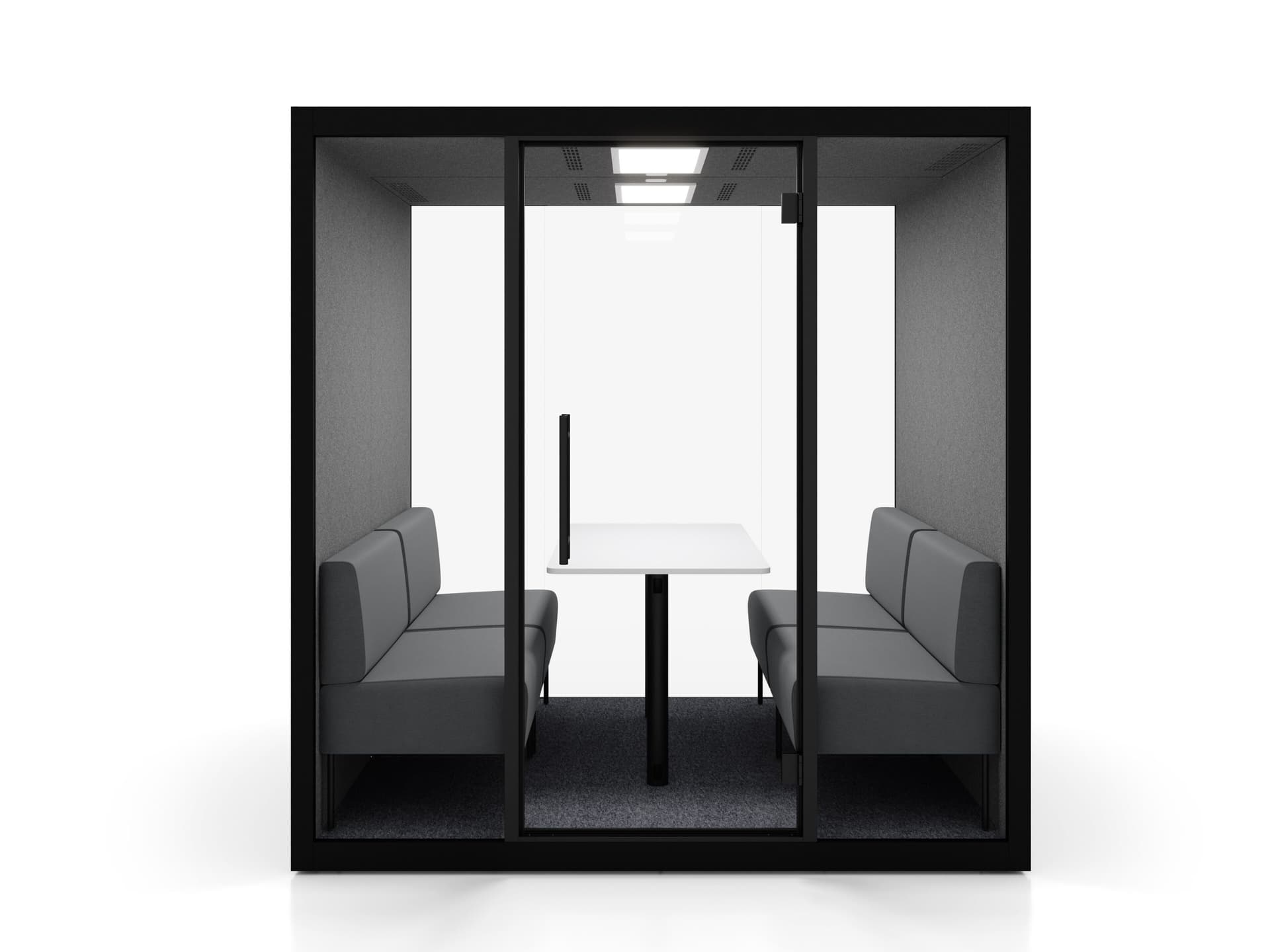 Silen
CHATBOX QUATTRO
Multi-person acoustic office pod with Integrated Lighting