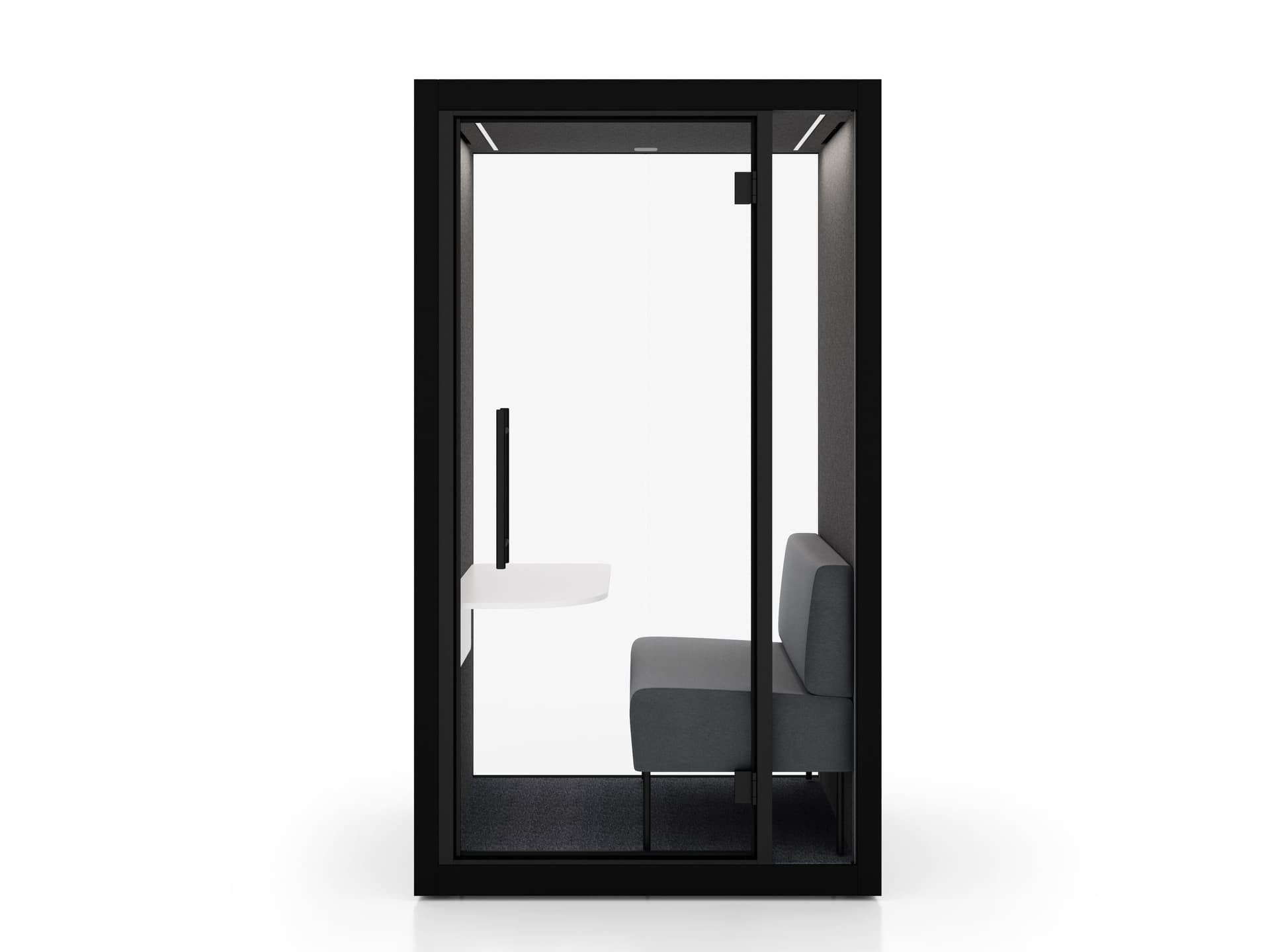 Silen
CHATBOX SOLO
Single acoustic office pod with Integrated Lighting