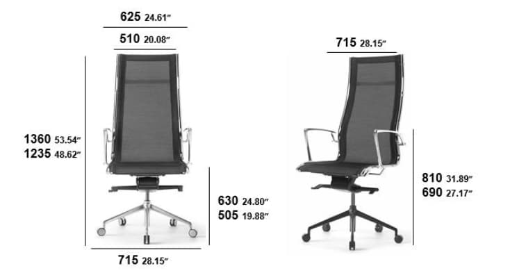 SITIA
HAVANA
Fabric executive chair with castors
