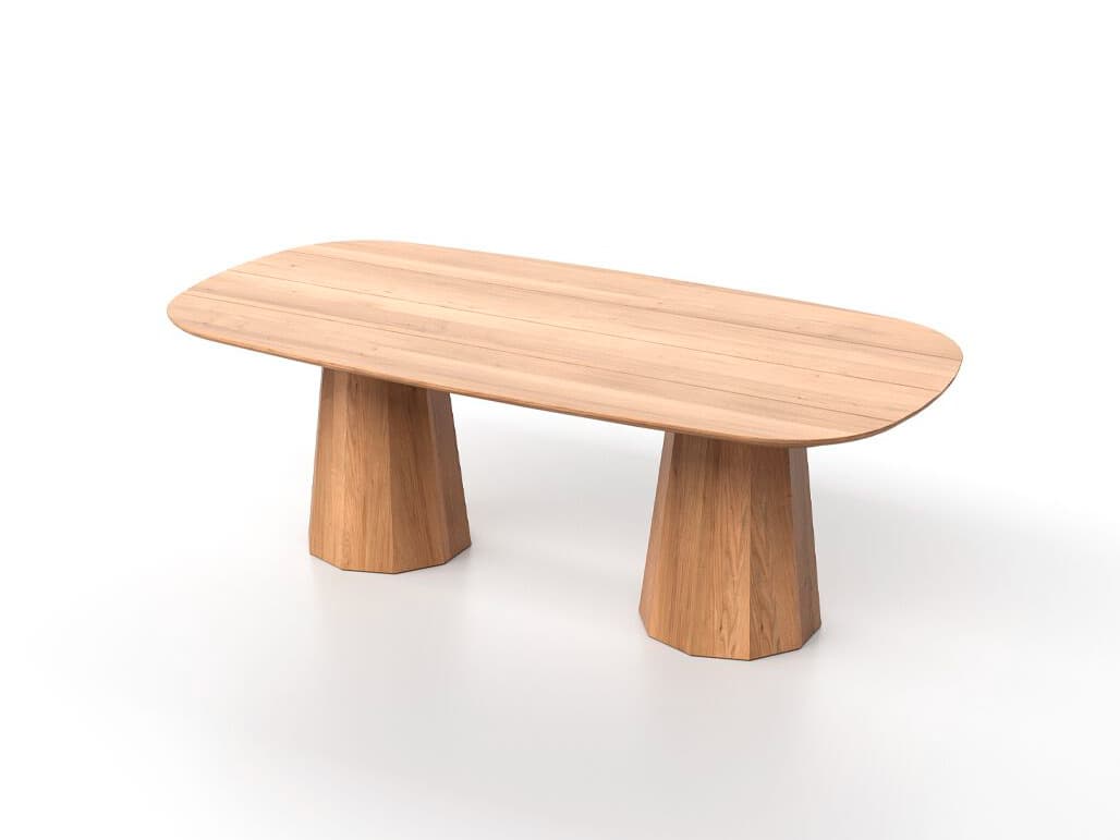 SKLD Studio
LACUS 220
Aluminium and teak garden table