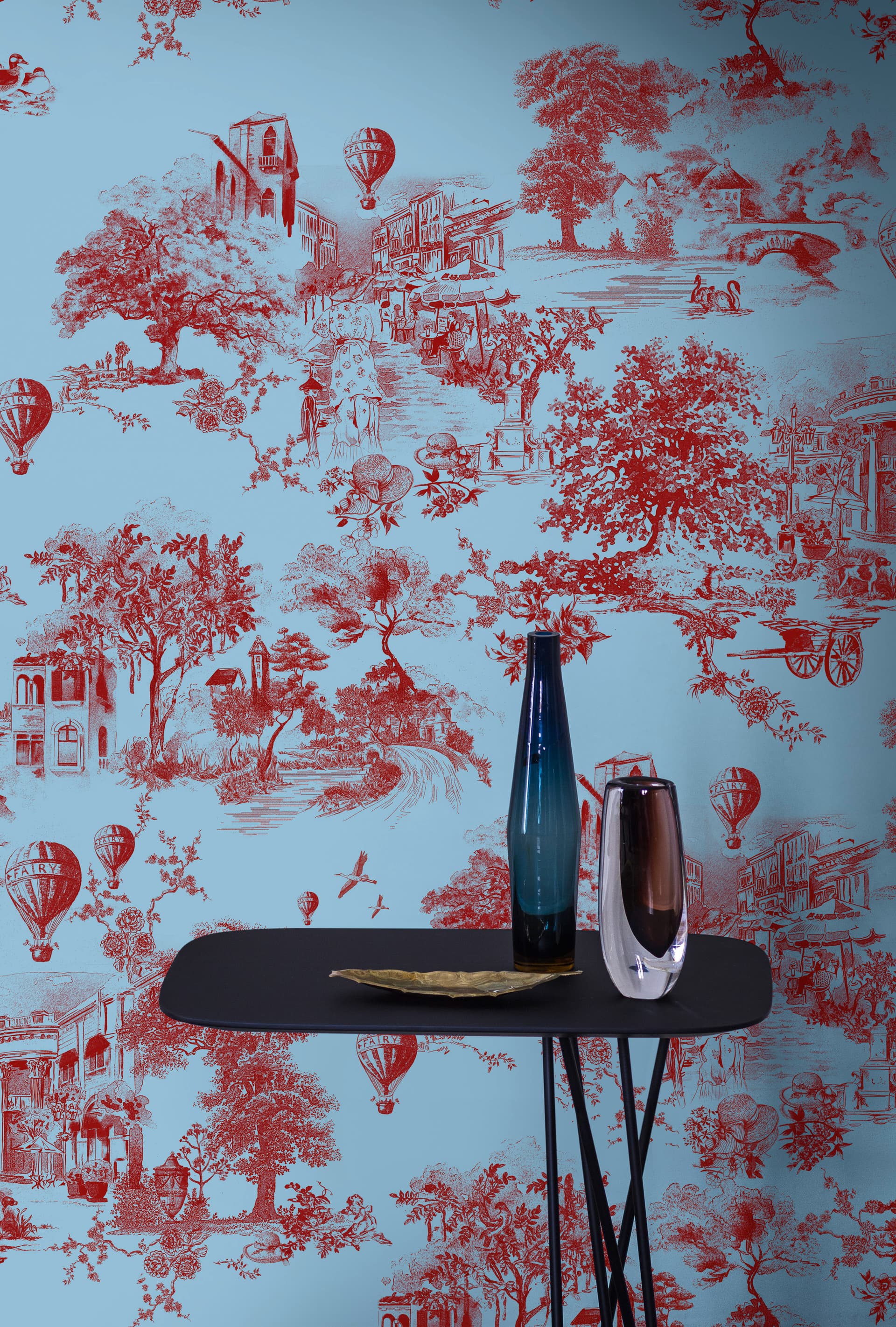 Spaghetti Wall
TOILE JOLIE WPN 1801
Wallpaper with floral pattern