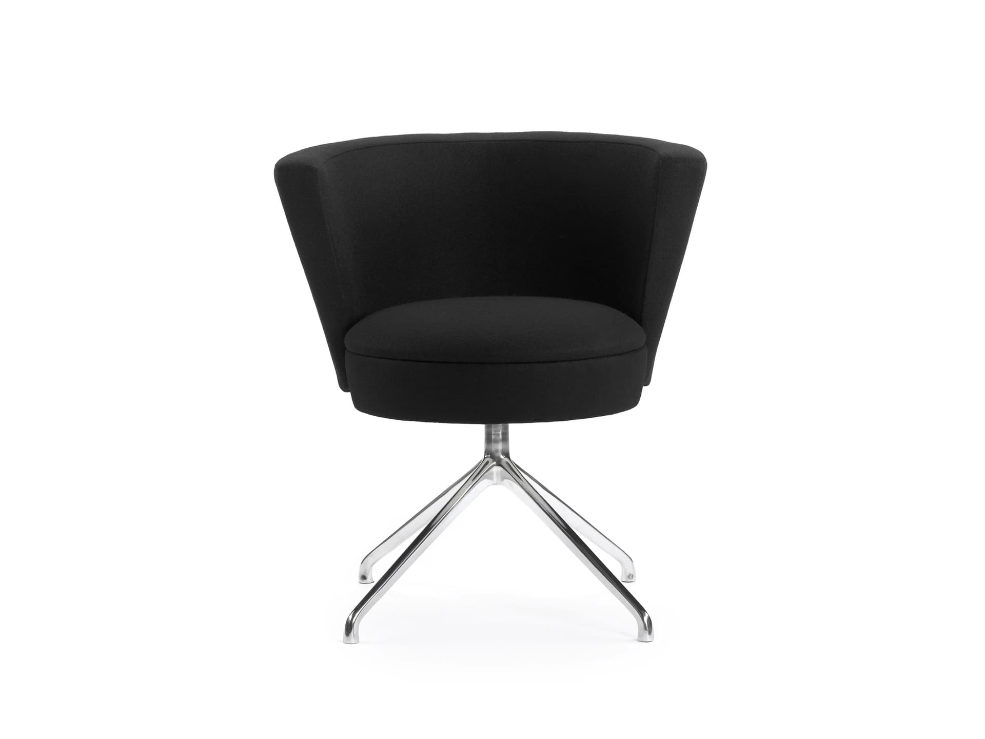 Spiegels
.ROSSI RAC
Upholstered trestle-based chair