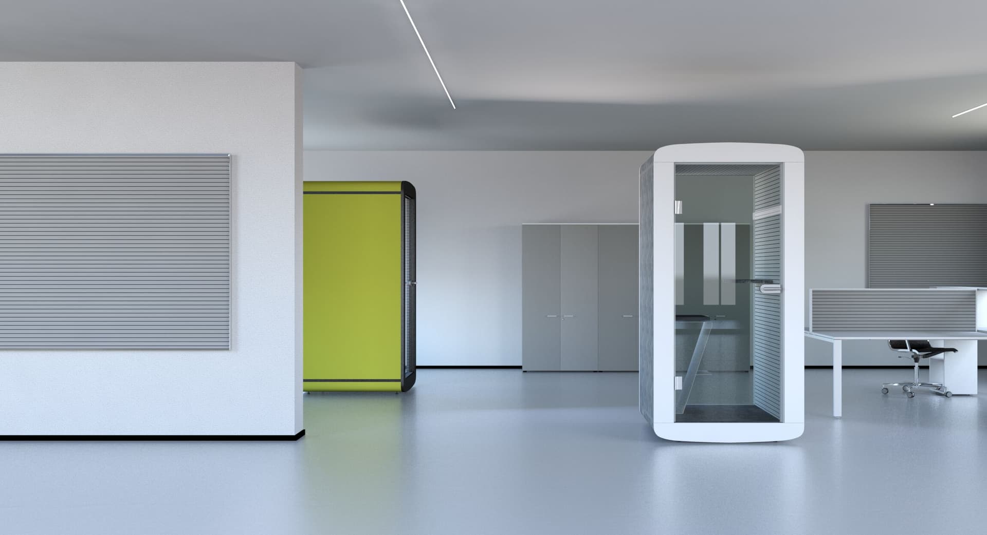 Stefani
QUITEMOON
Single acoustic office pod