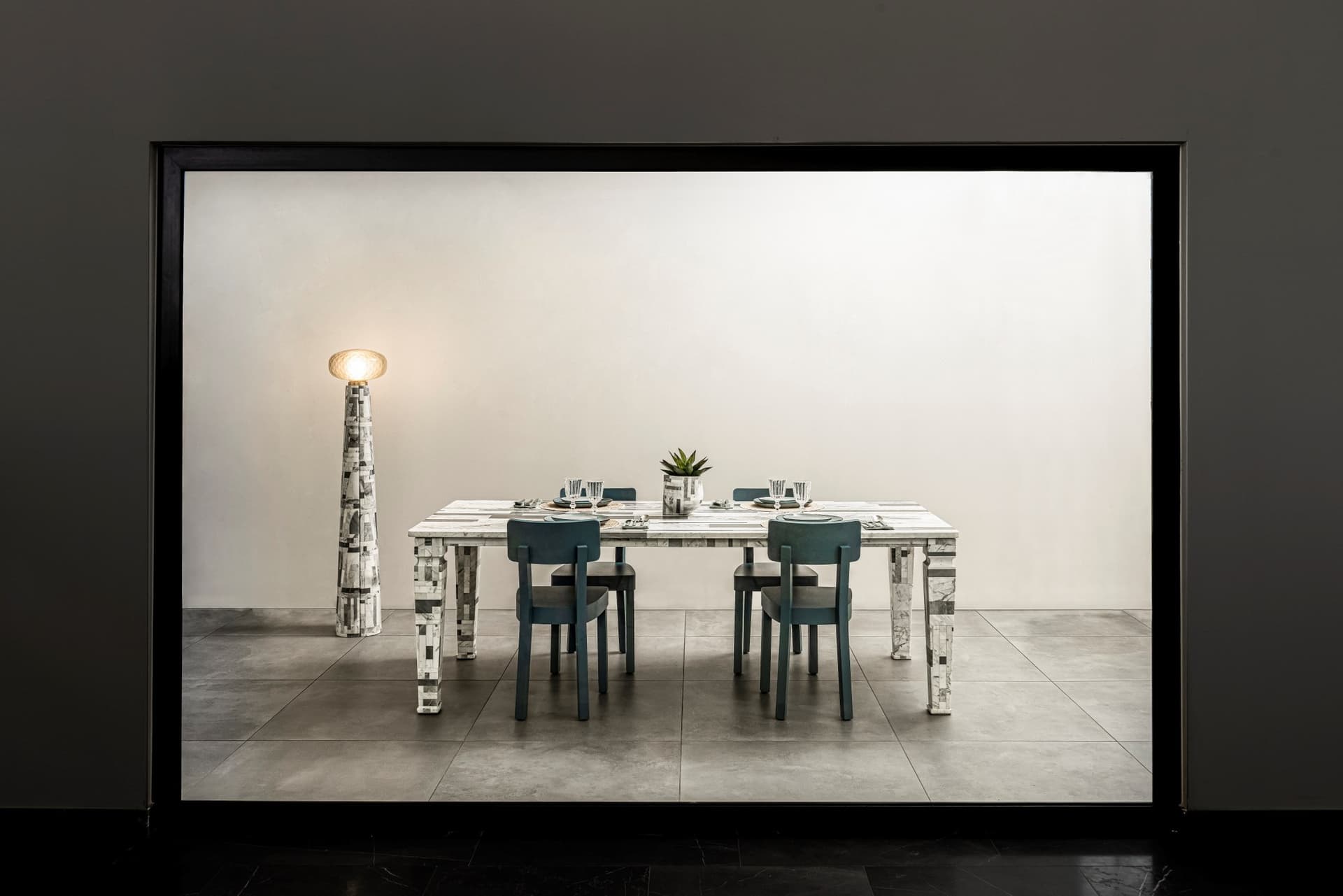 Stonethica
INOUT
Rectangular Carrara marble table