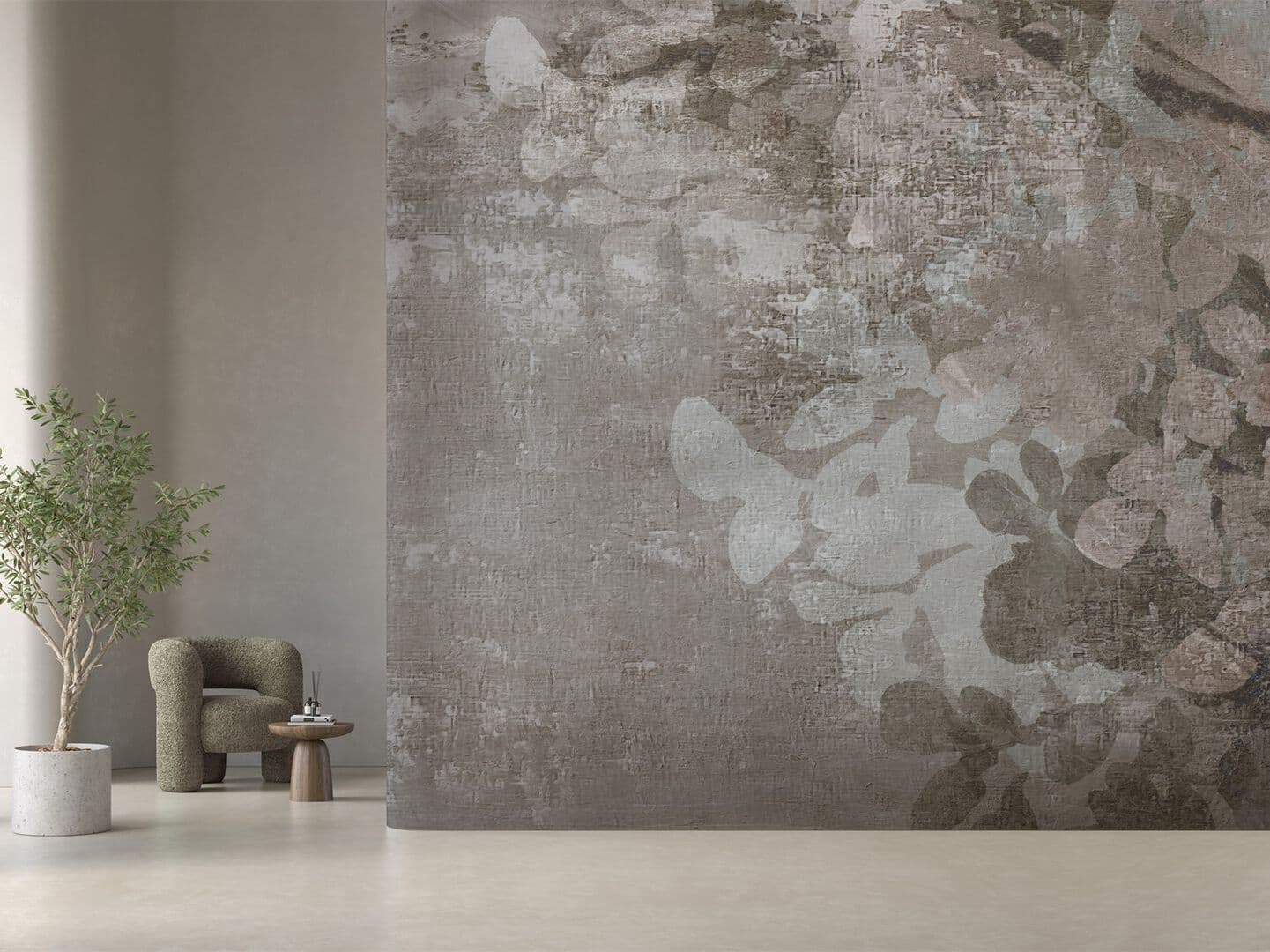 Studijo
BLACK GRAPES
Wallpaper with floral pattern