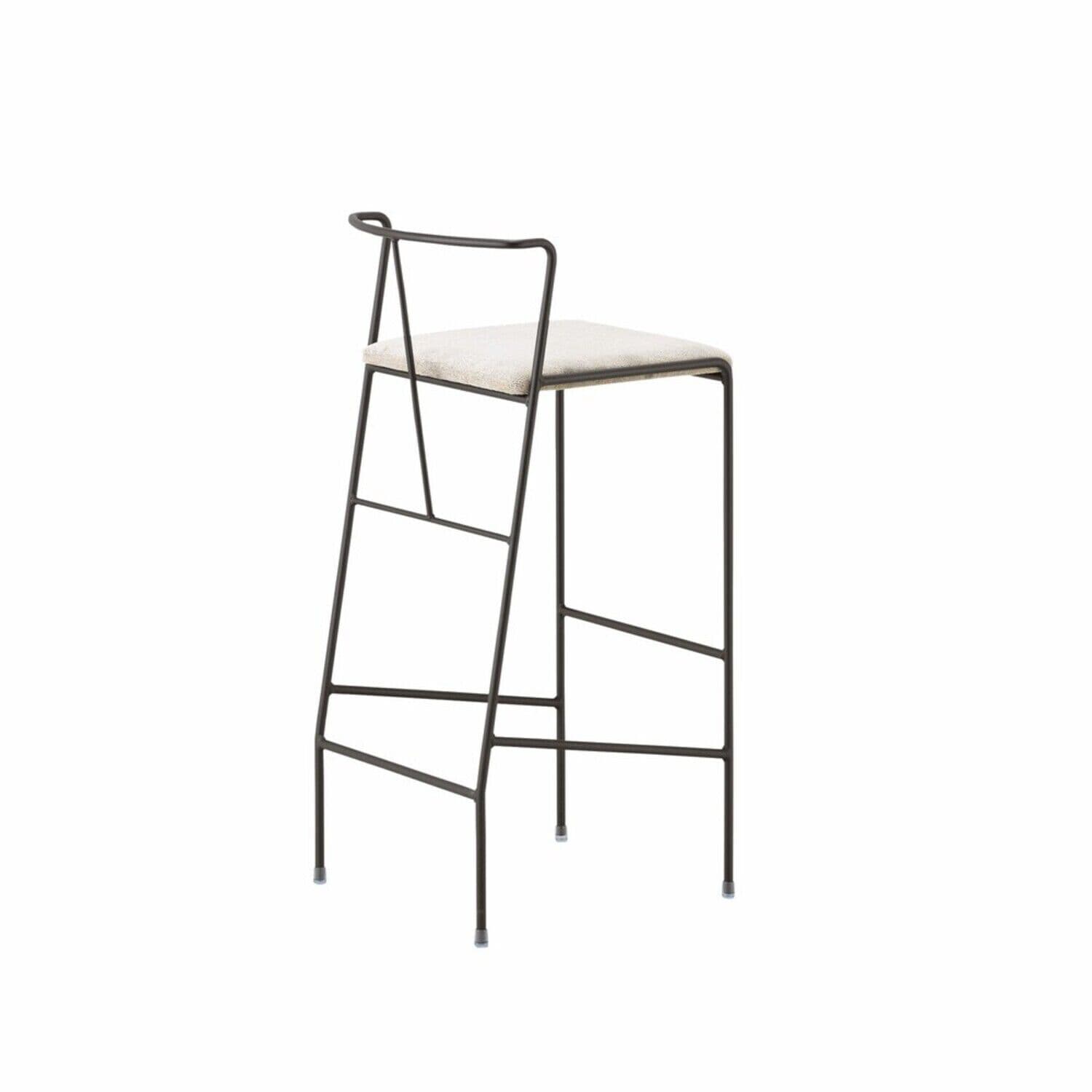 SUGIYAMA
CROCE
High metal stool with footrest