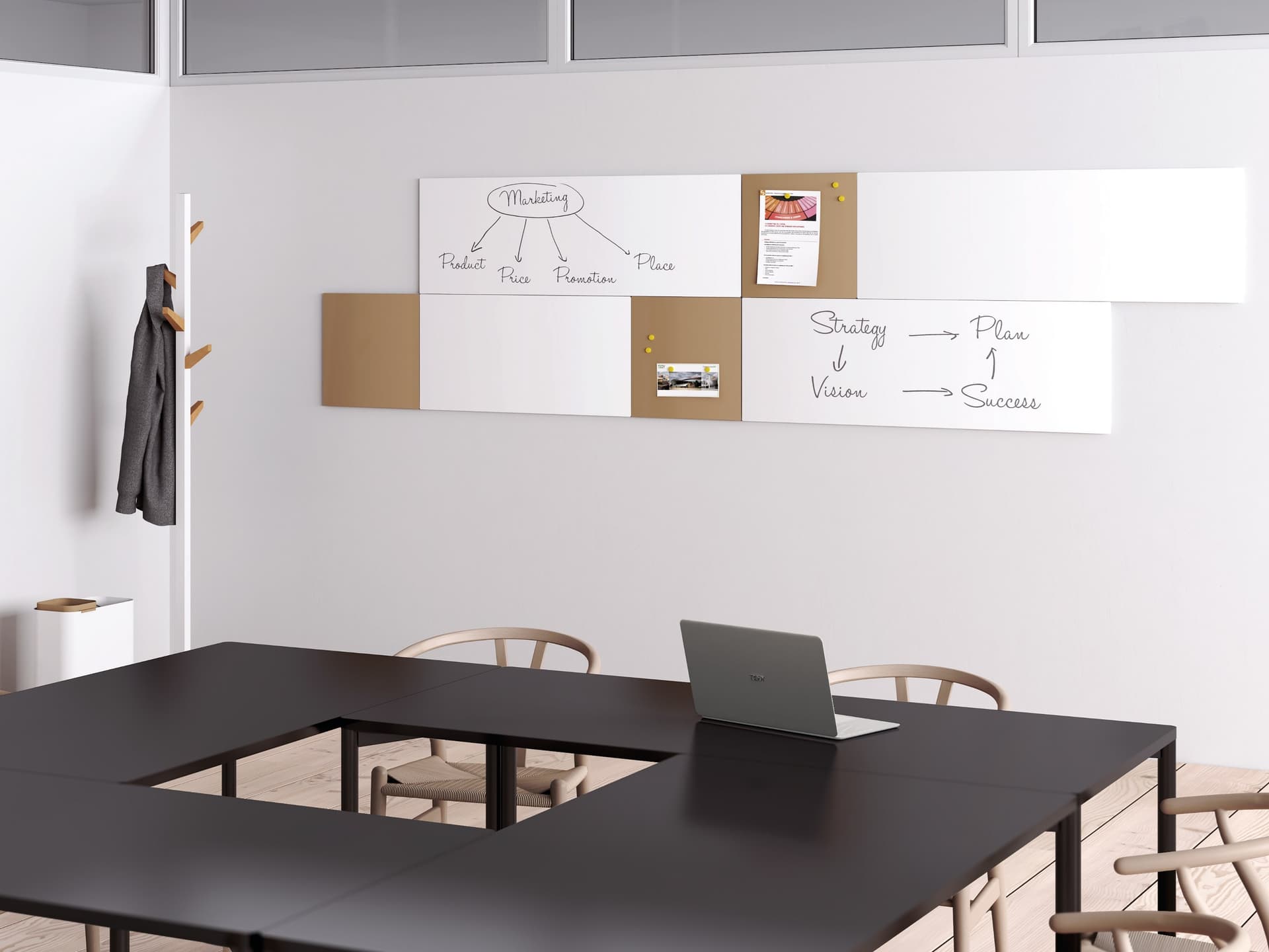 Systemtronic
MODULOR
Magnetic steel dry erase board