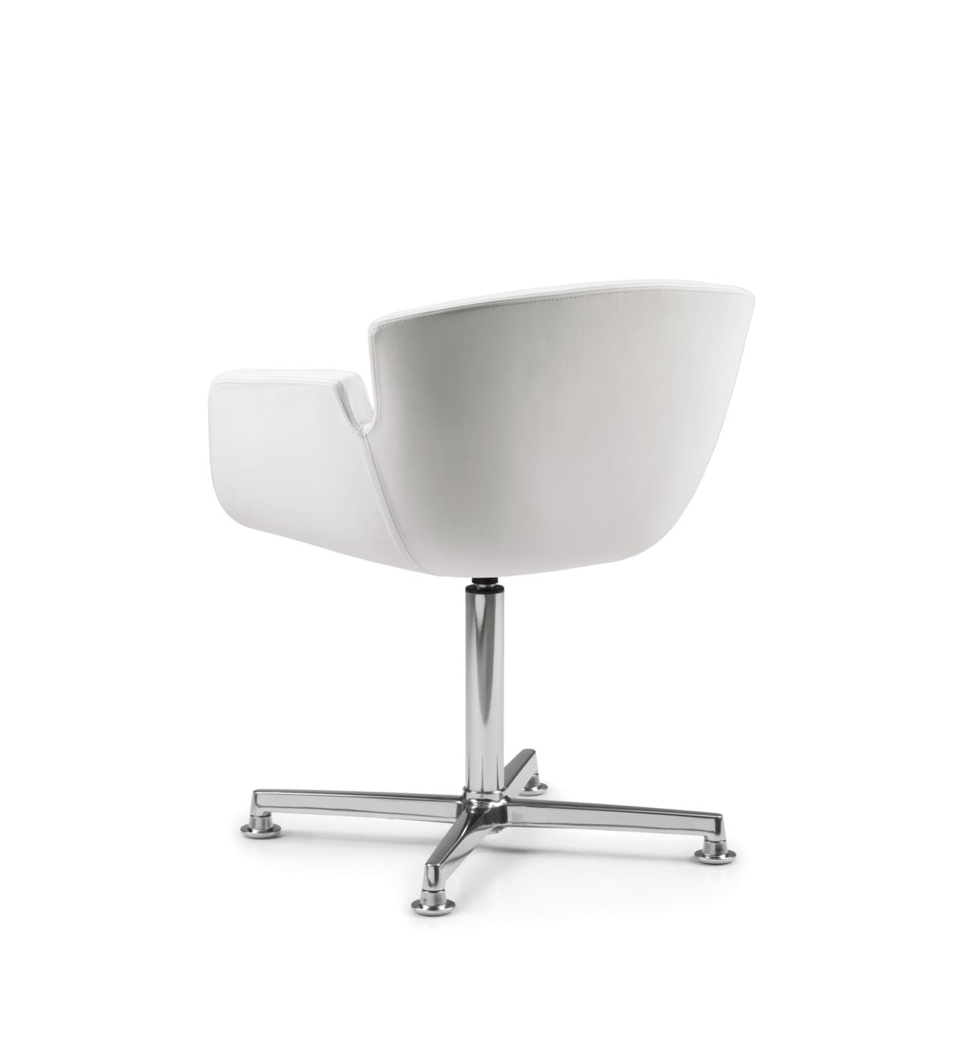 TALIN
NUBIA 2904
Leather reception chair with armrests with spoke base