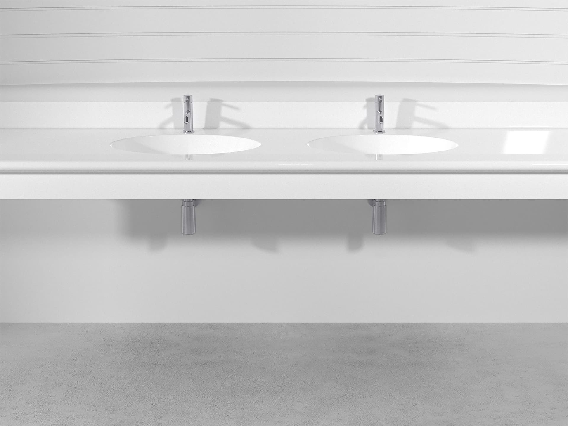 Technova
OVAL PLTO2
Wall-mounted custom Pietraluce® washbasin