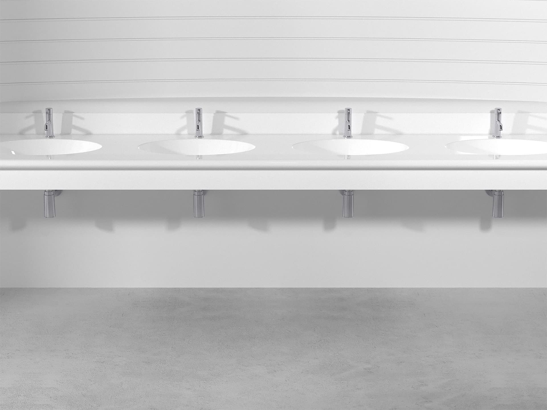 Technova
OVAL PLTO4
Wall-mounted Pietraluce® washbasin