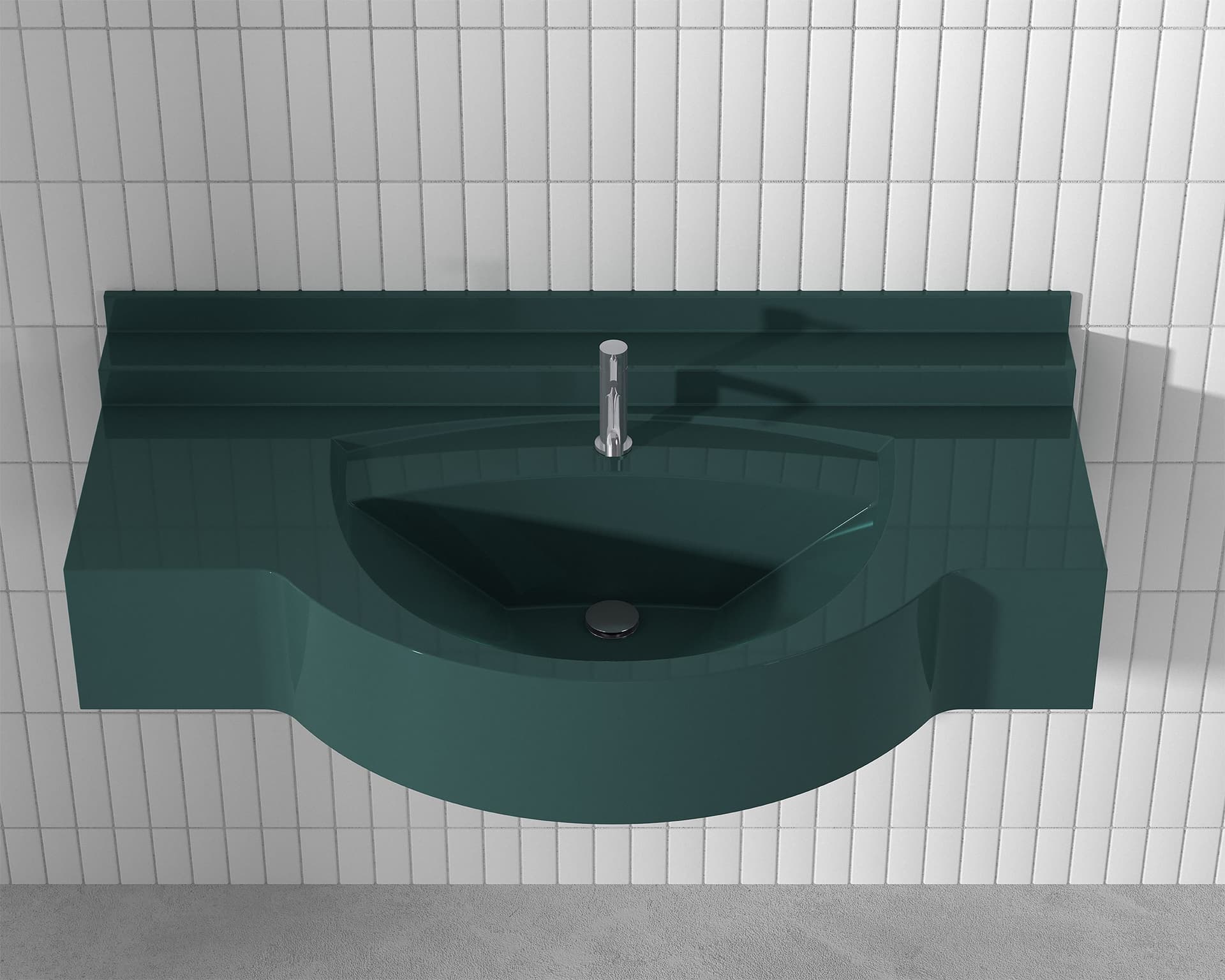 Technova
RIMINI FIXED PLTSD
Wall-mounted Pietraluce® washbasin