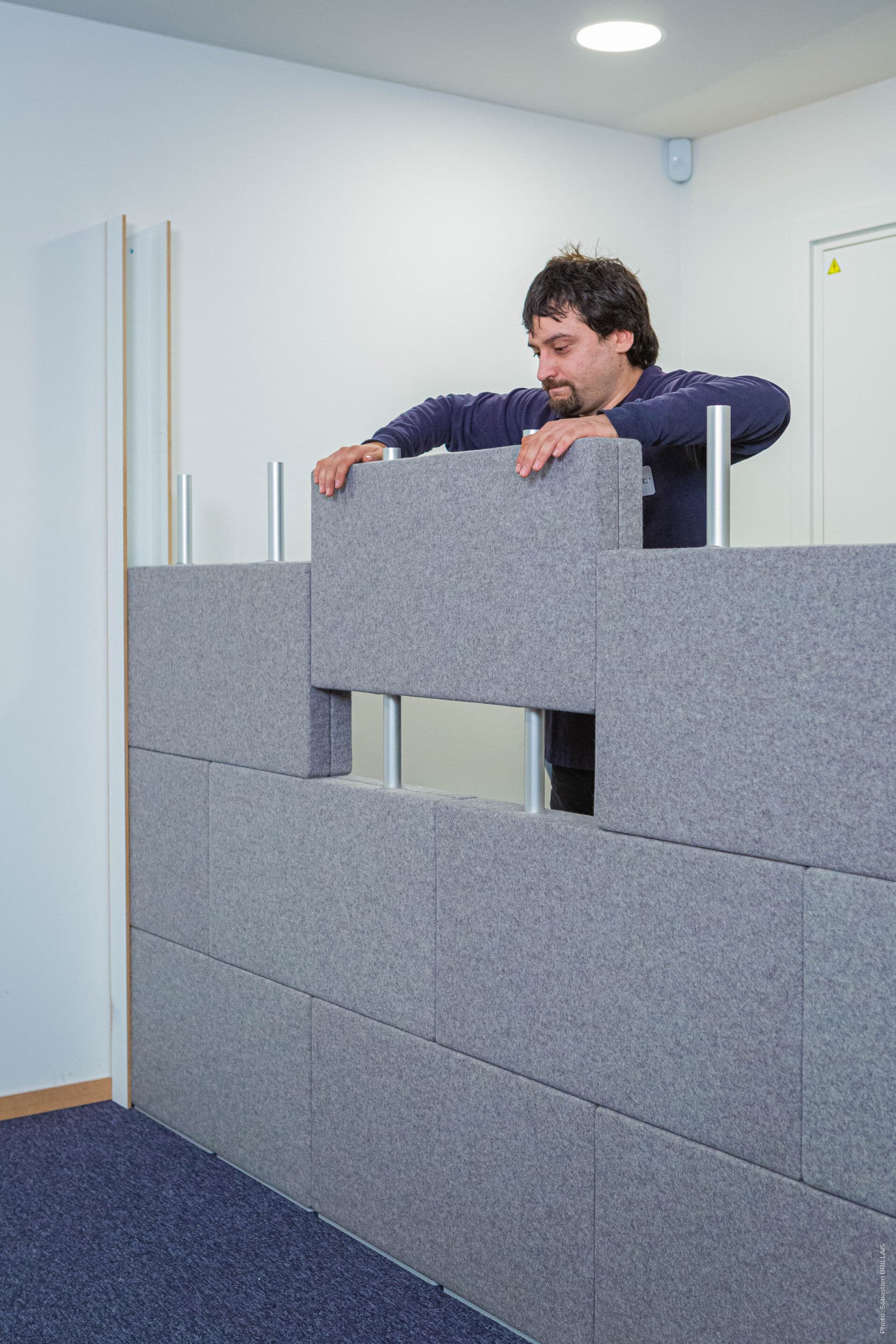 Tecsound
BRICK
Modular acoustic recycled PET Partition wall