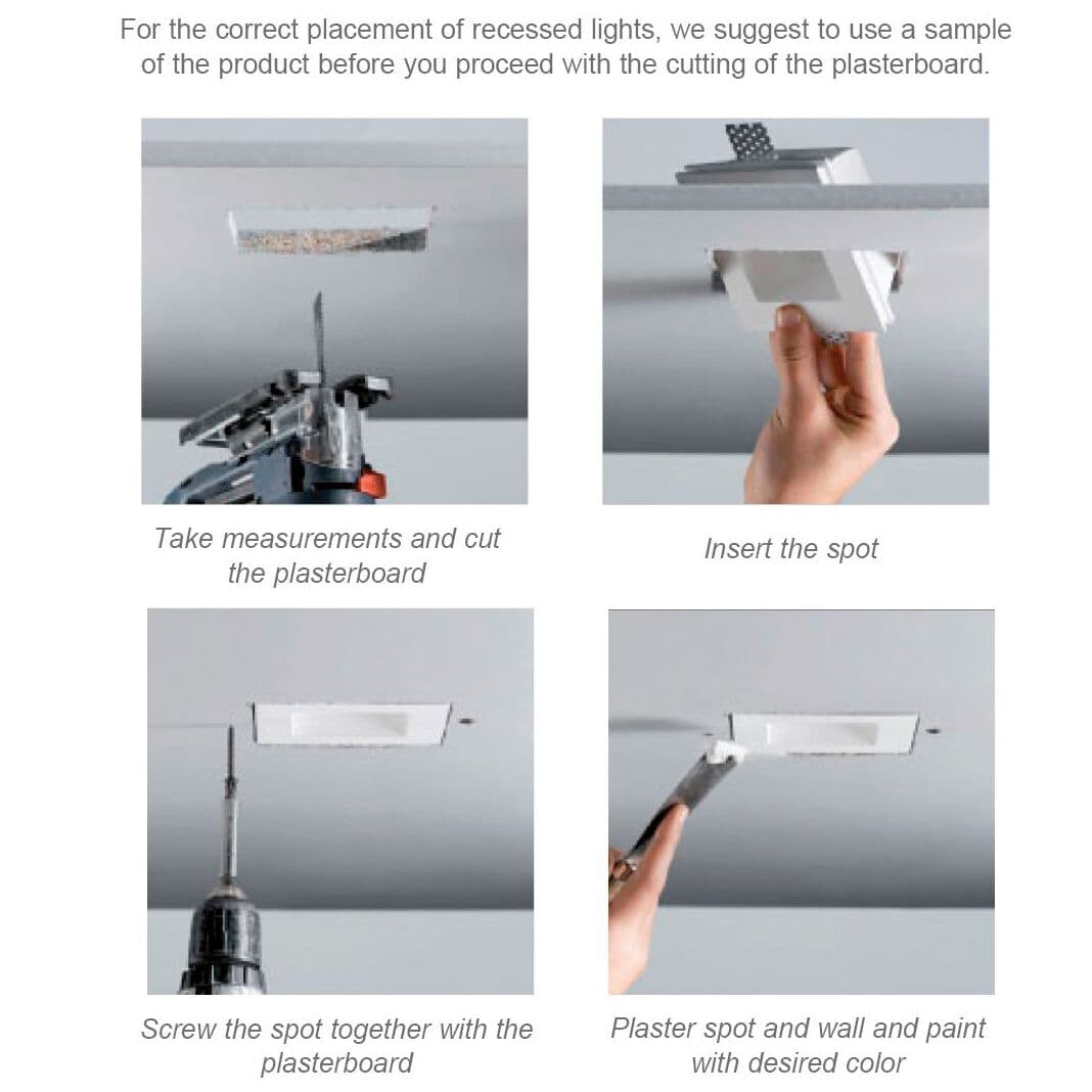 Terzo Light
BRADLEY 2
Recessed square plaster spotlight