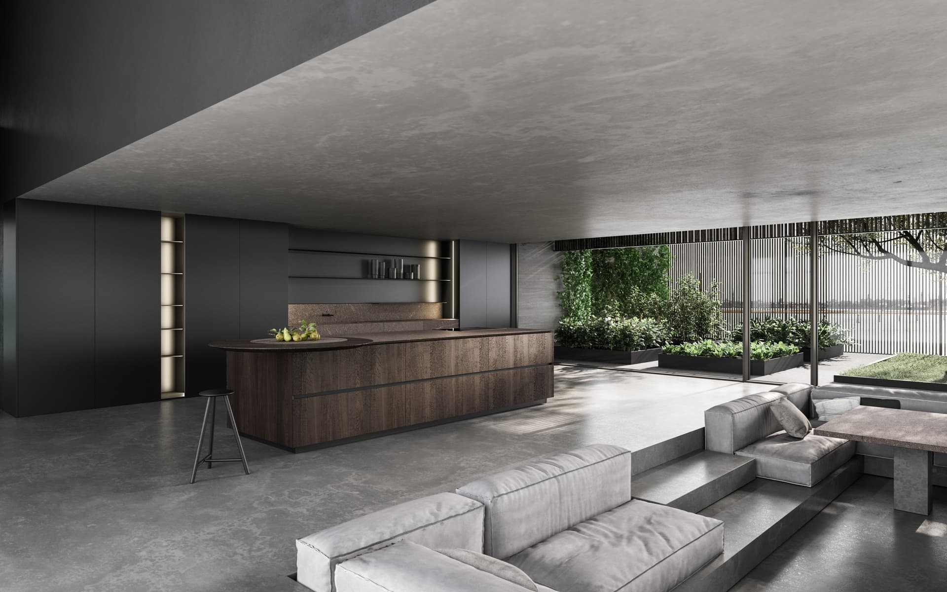 THE CUT
ETEREA
Custom kitchen with island