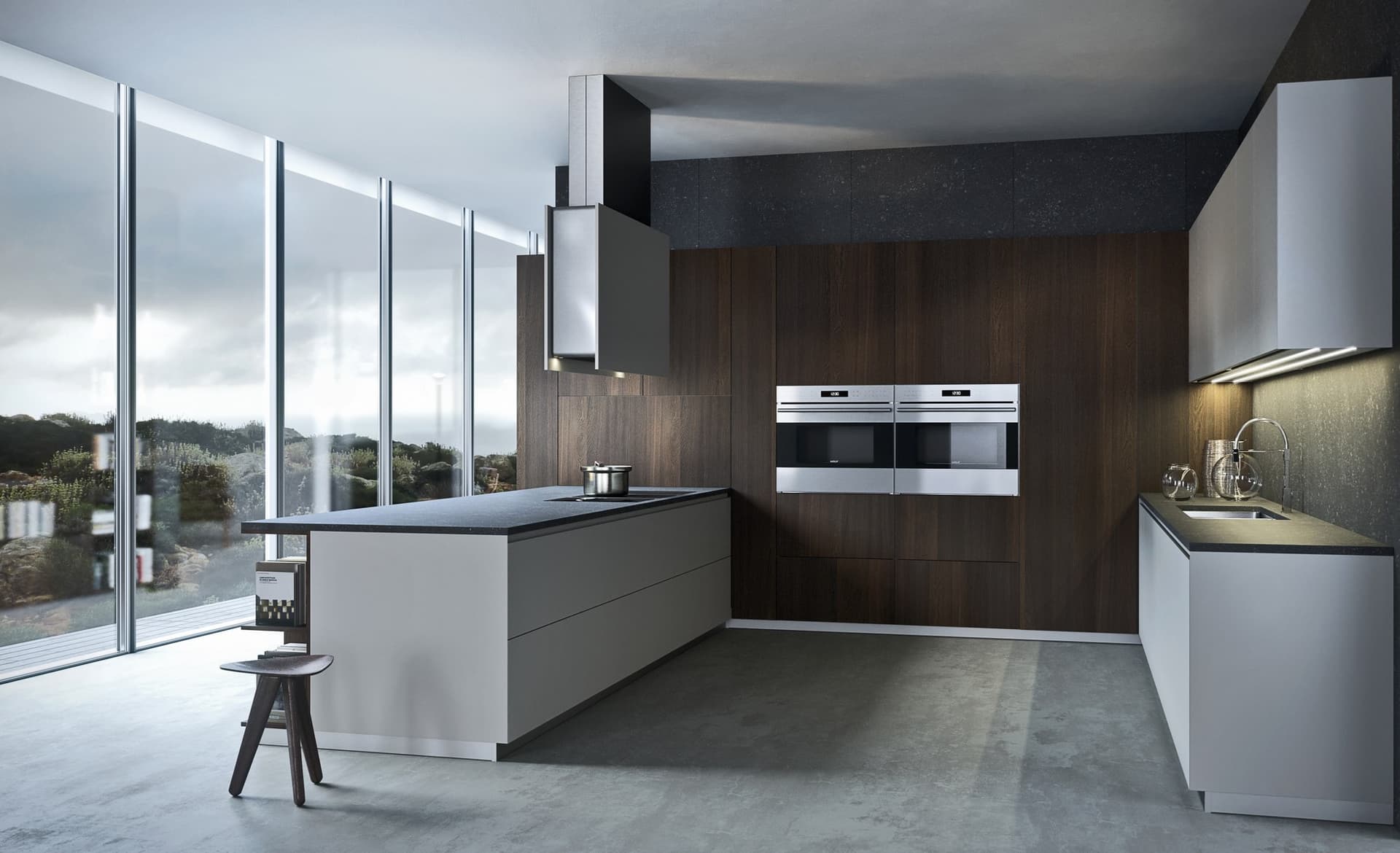 THE CUT
VELA
Custom fitted kitchen with island
