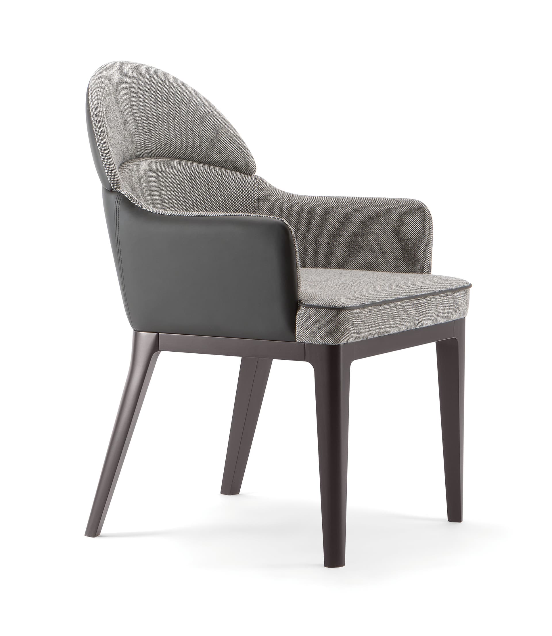 Tirolo
ASTON
Upholstered fabric chair with armrests