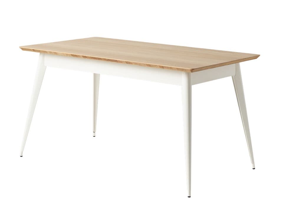 Tolix
T55 140x80
Rectangular steel and wood dining table