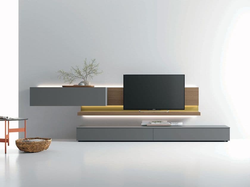 Tomasella
ATLANTE UNIT_AT142
Wall-mounted wooden TV cabinet