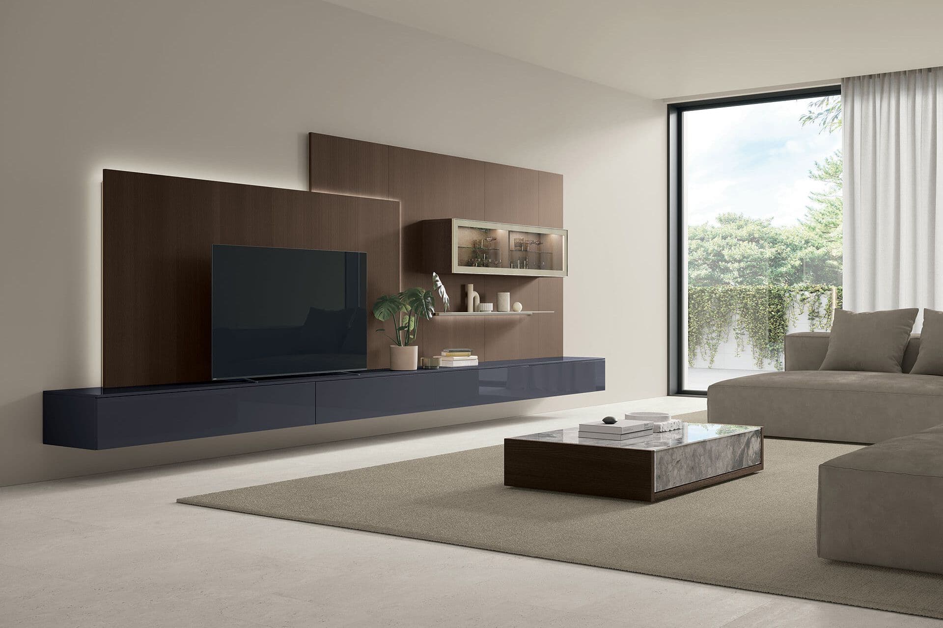 Tomasella
ATLANTE UNIT_AT145
Wooden TV wall system