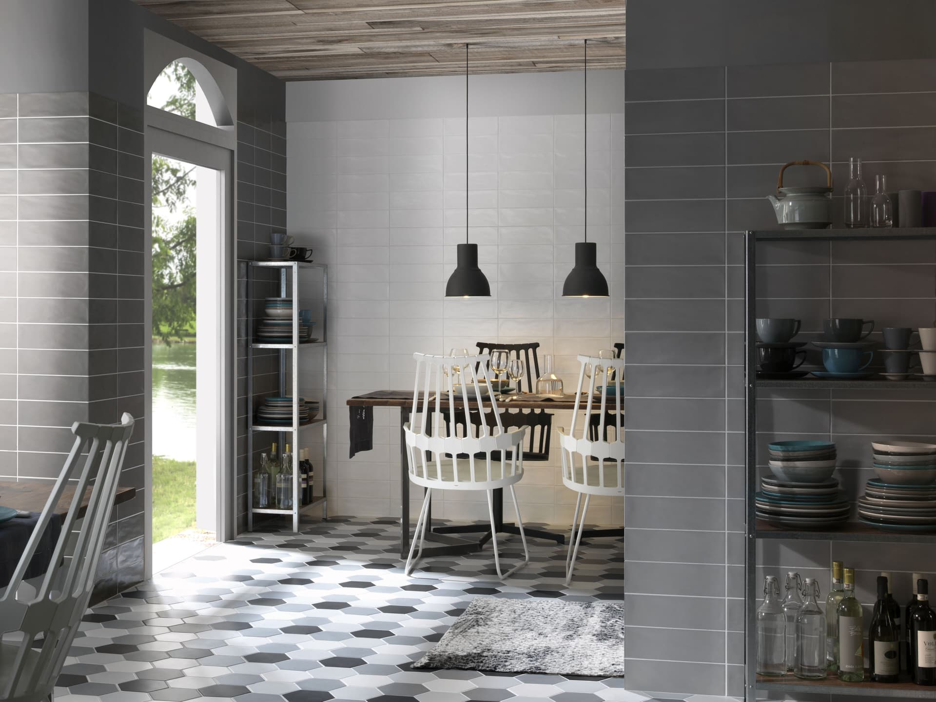 Tonalite
SATIN
Glazed stoneware wall tiles