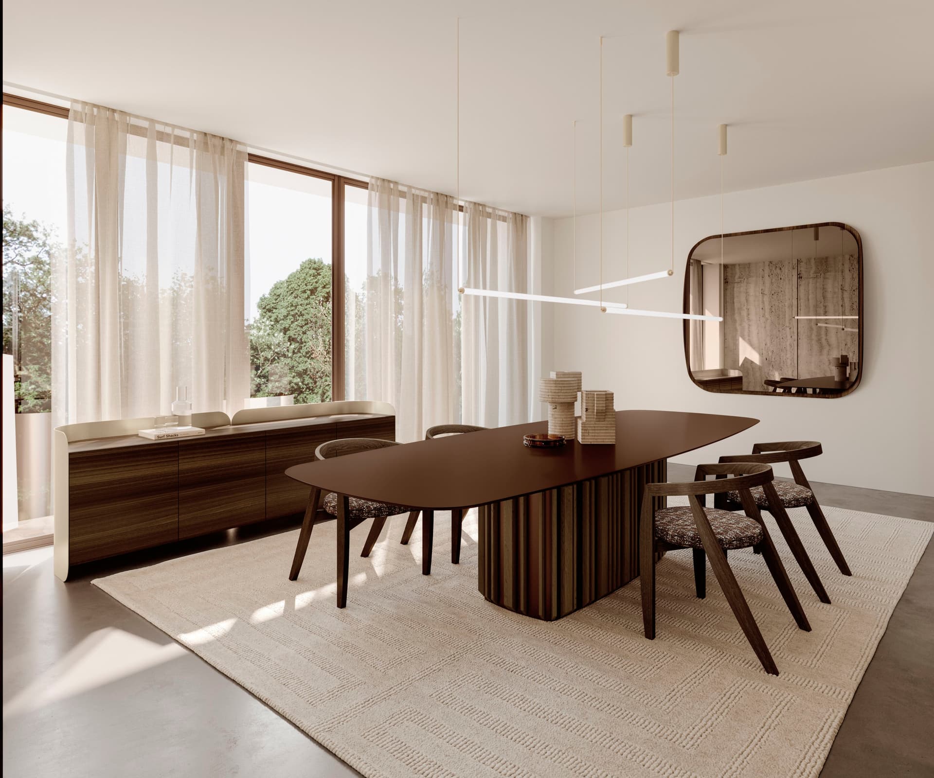 Tonelli Design
CODEX
Wood and glass dining table
