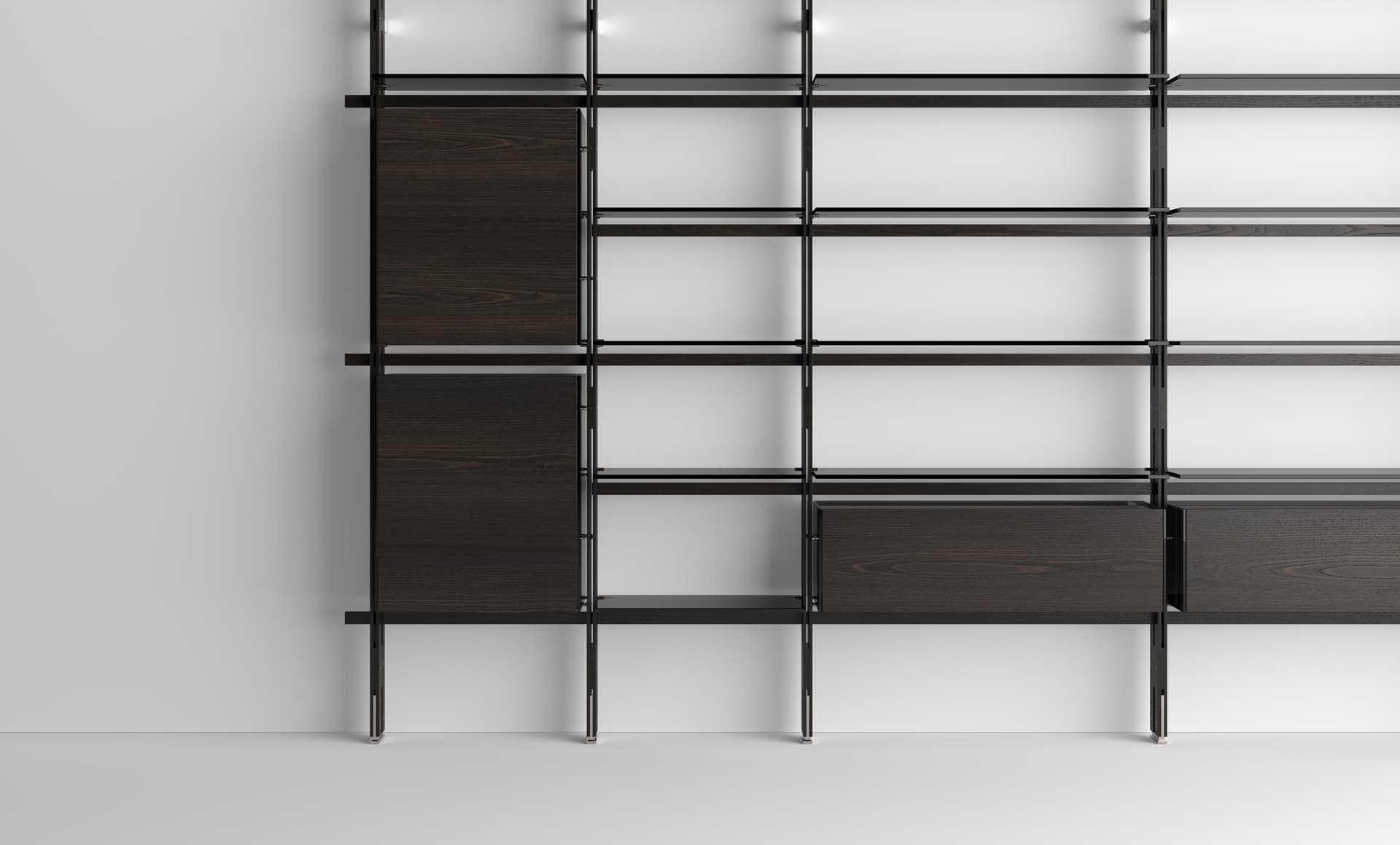 Tonelli Design
HEMINGWAY
Sectional wood and glass bookcase