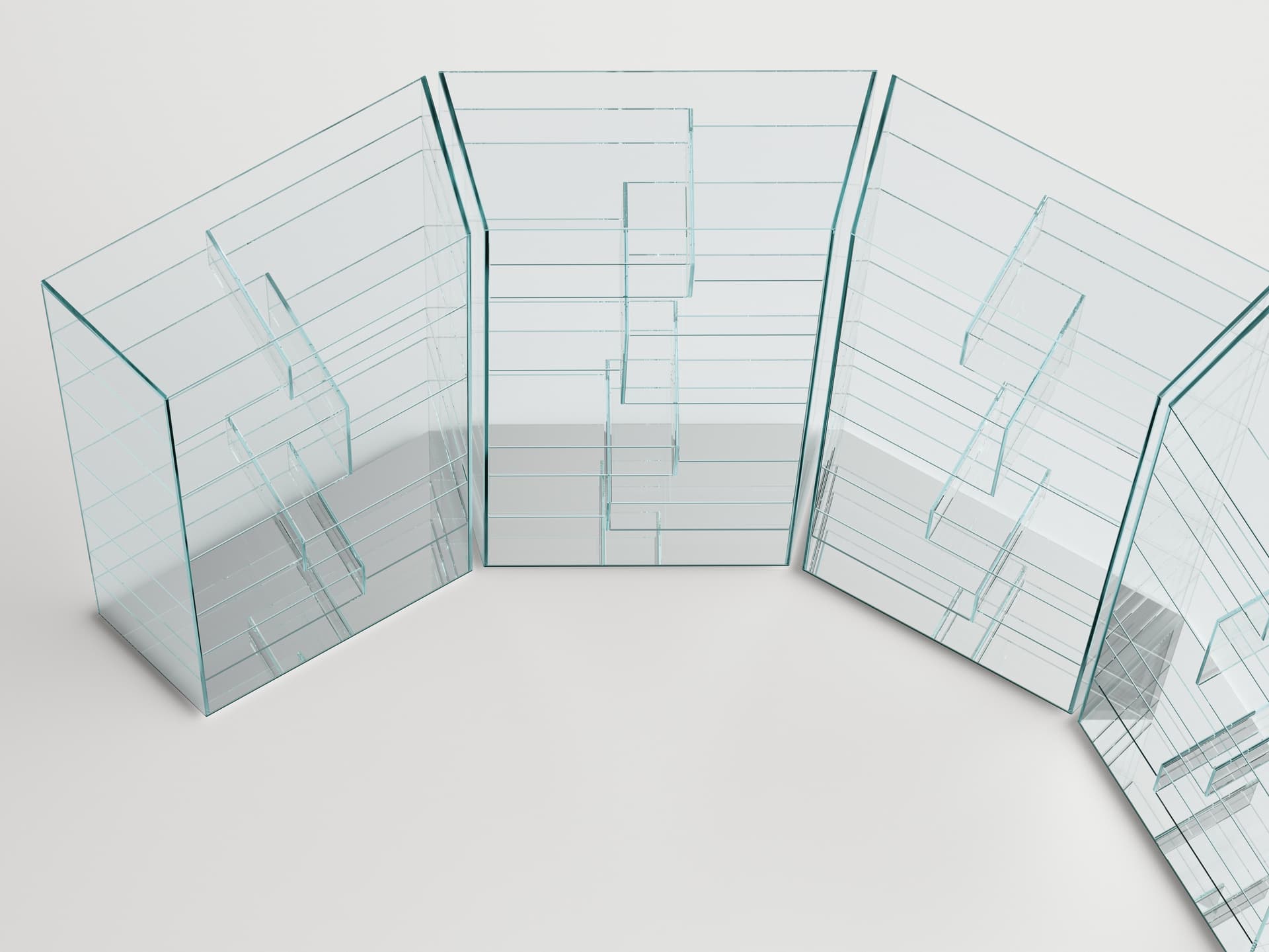 Tonelli Design
LIBER
Open modular tempered glass bookcase