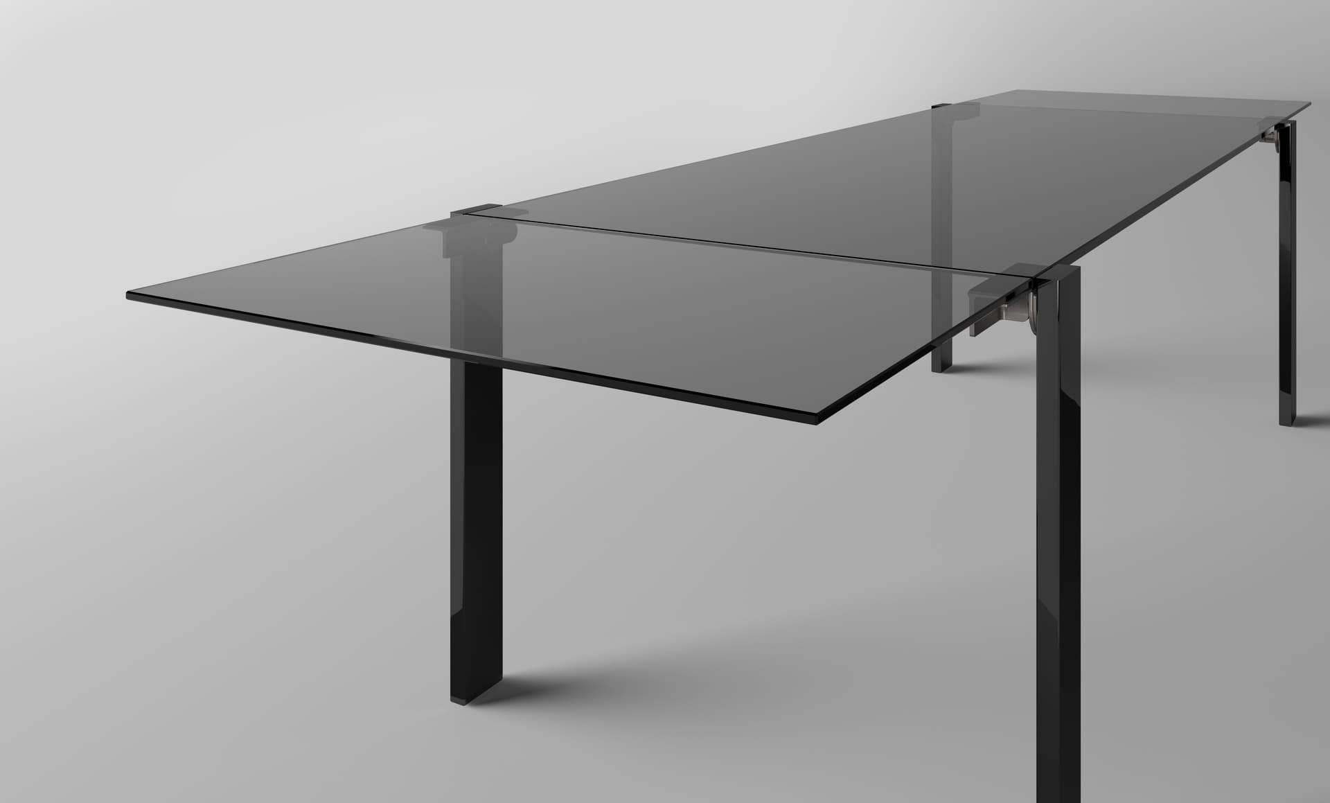 Tonelli Design
LIVINGSTONE DARK
Extending rectangular glass table