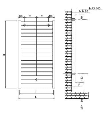 Tonon Evolution
GIUDECCA
Steel decorative radiator