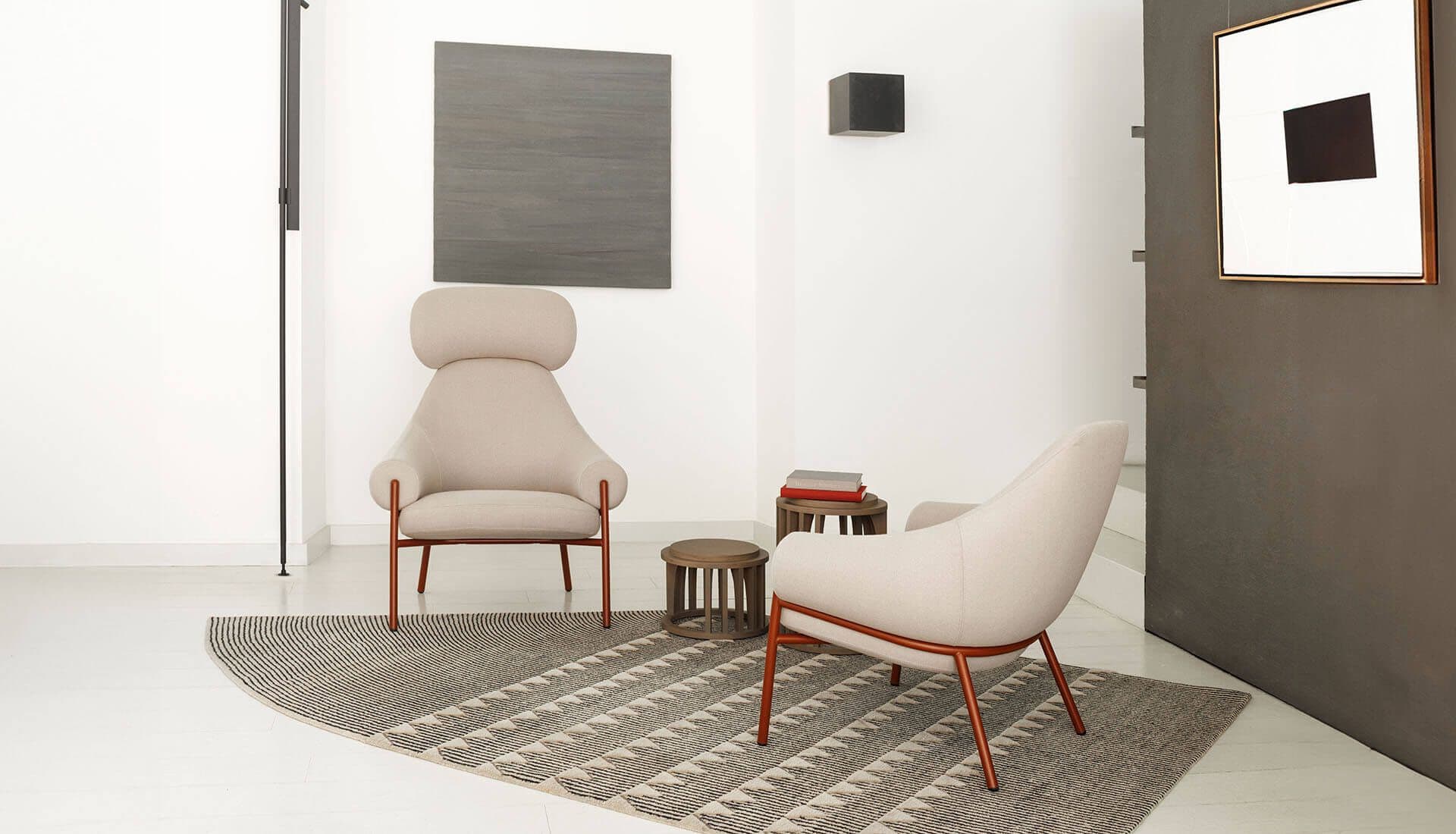 True Design
FENDER FD 8090
Fabric armchair with headrest