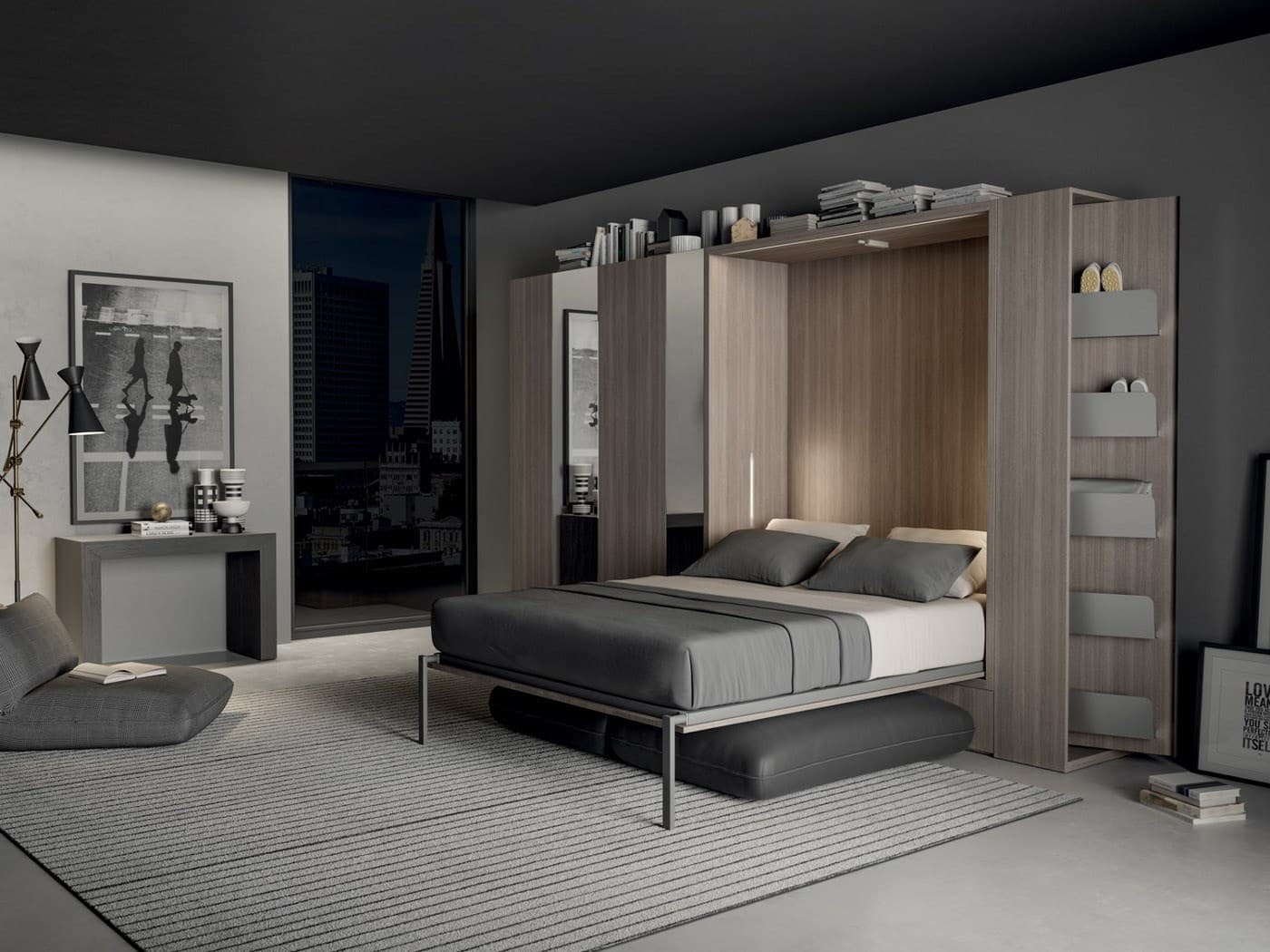 TUMIDEI
ALCOVA LIGHT - CONFIGURATION 254
Storage wall with Murphy bed