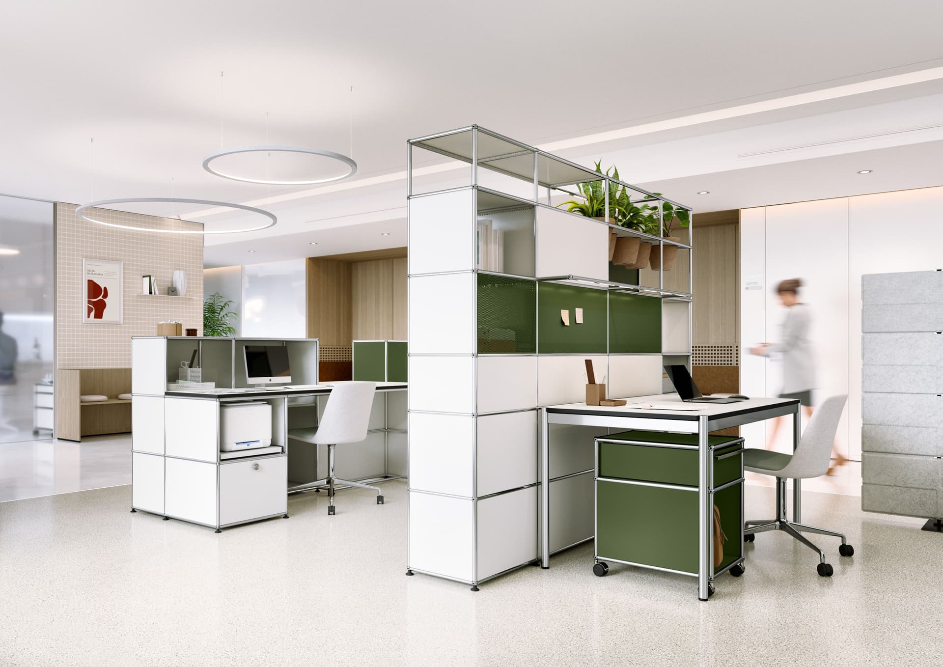 USM
USM HALLER
Modular steel reception desk