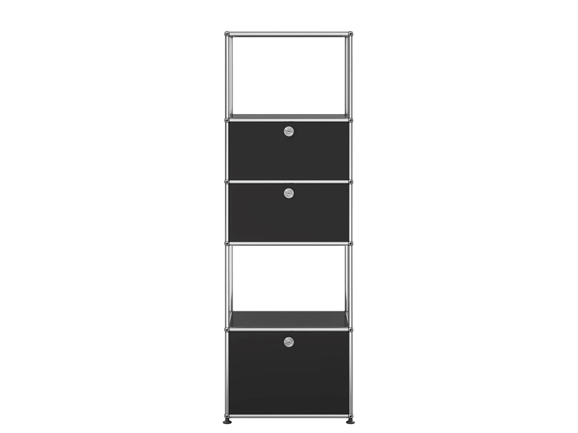 USM
USM HALLER
Wall-mounted sectional steel bookcase with drawers