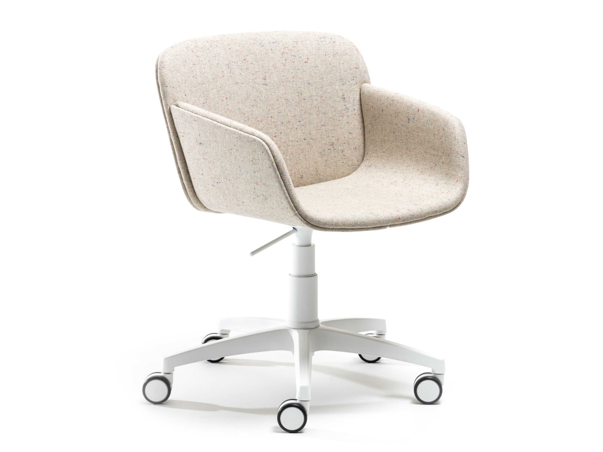 VAGHI
LIBERA SOFT
Height-adjustable fabric chair with armrests with castors