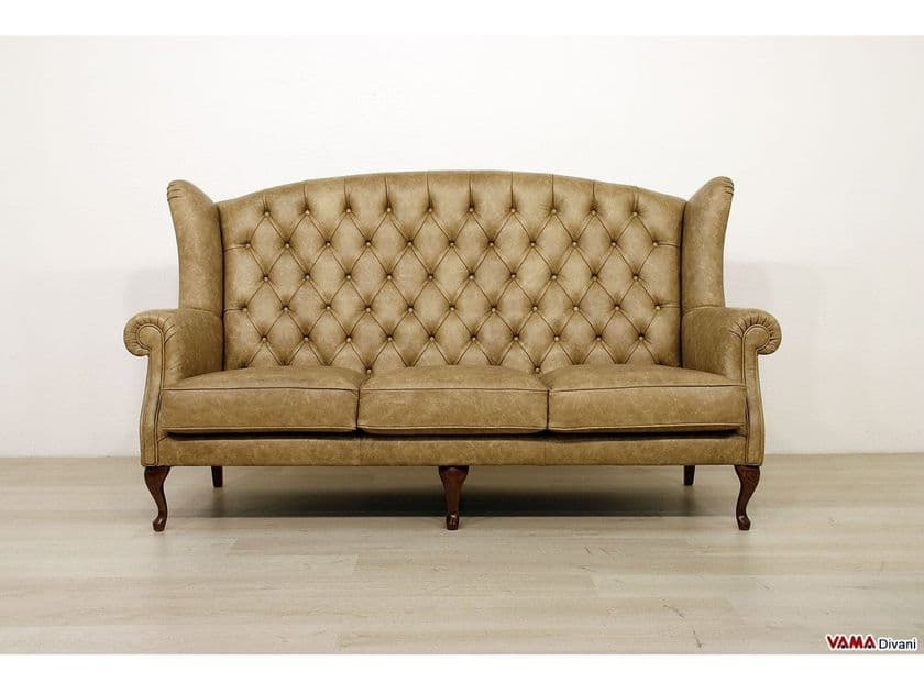 VAMA
KING
Tufted leather sofa