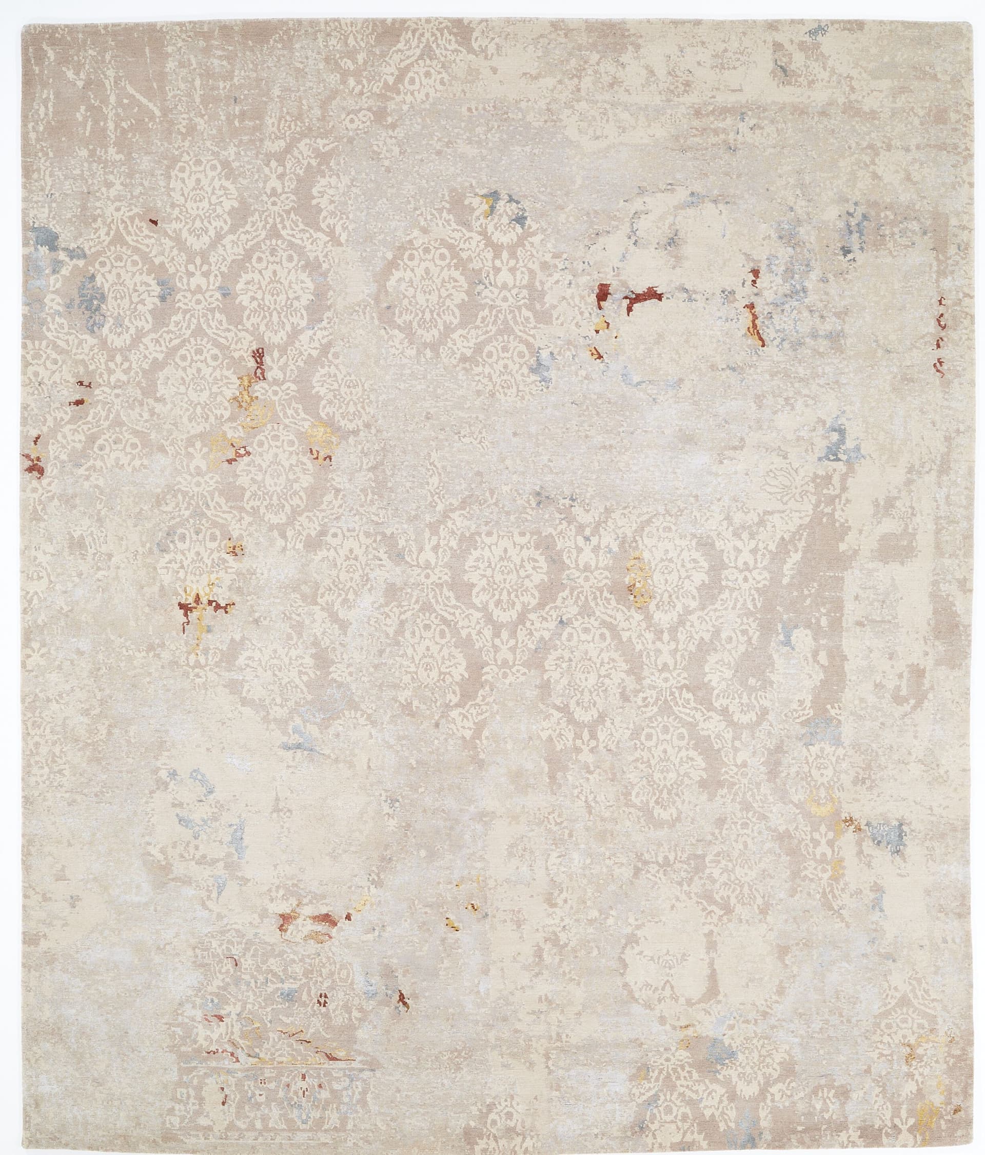 Vartian
CARPET NO.14 TAUPE
Rectangular handmade wool and silk rug