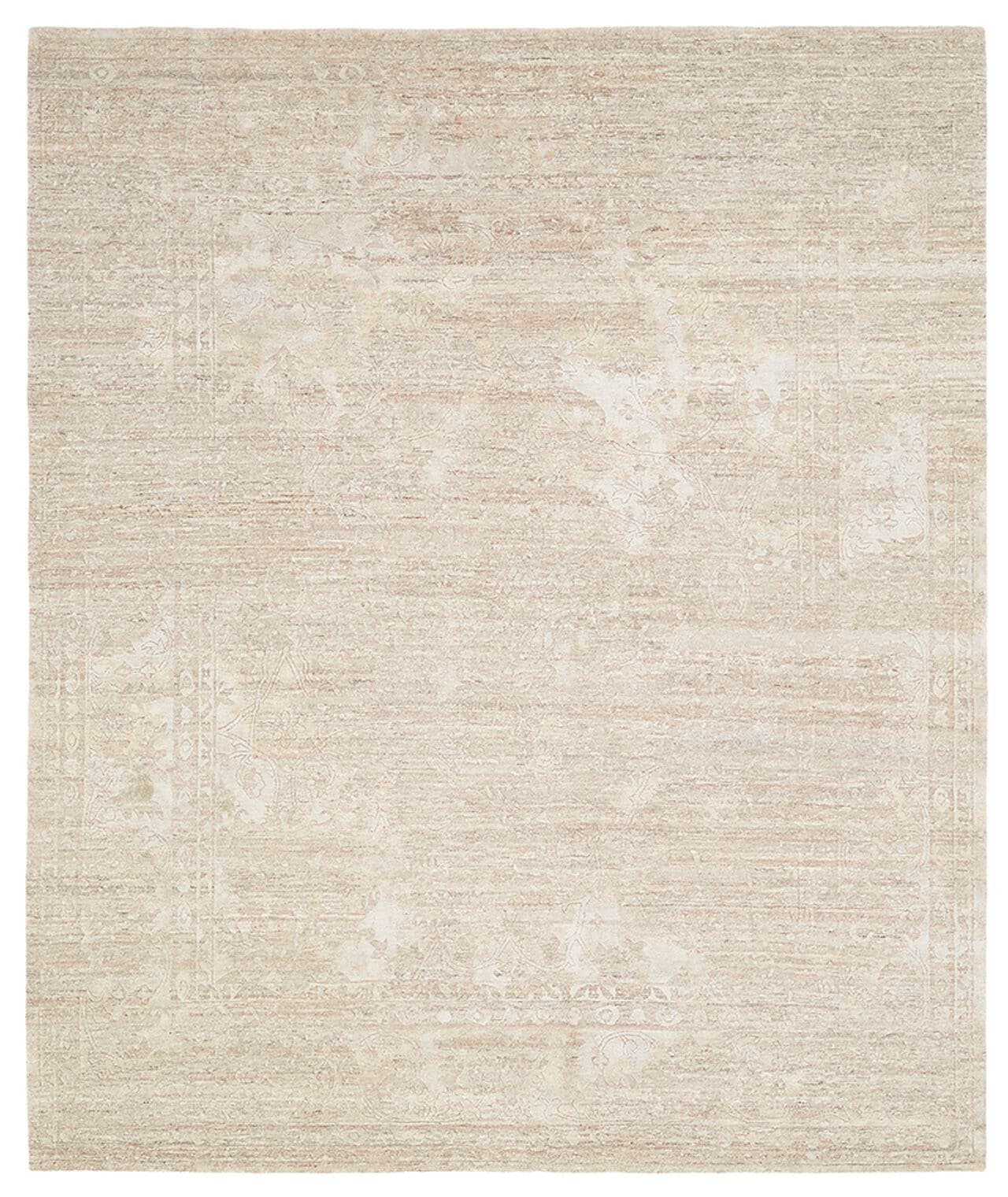 Vartian
SCULPTURAL NATURAL TAUPE
Rectangular handmade wool and silk rug