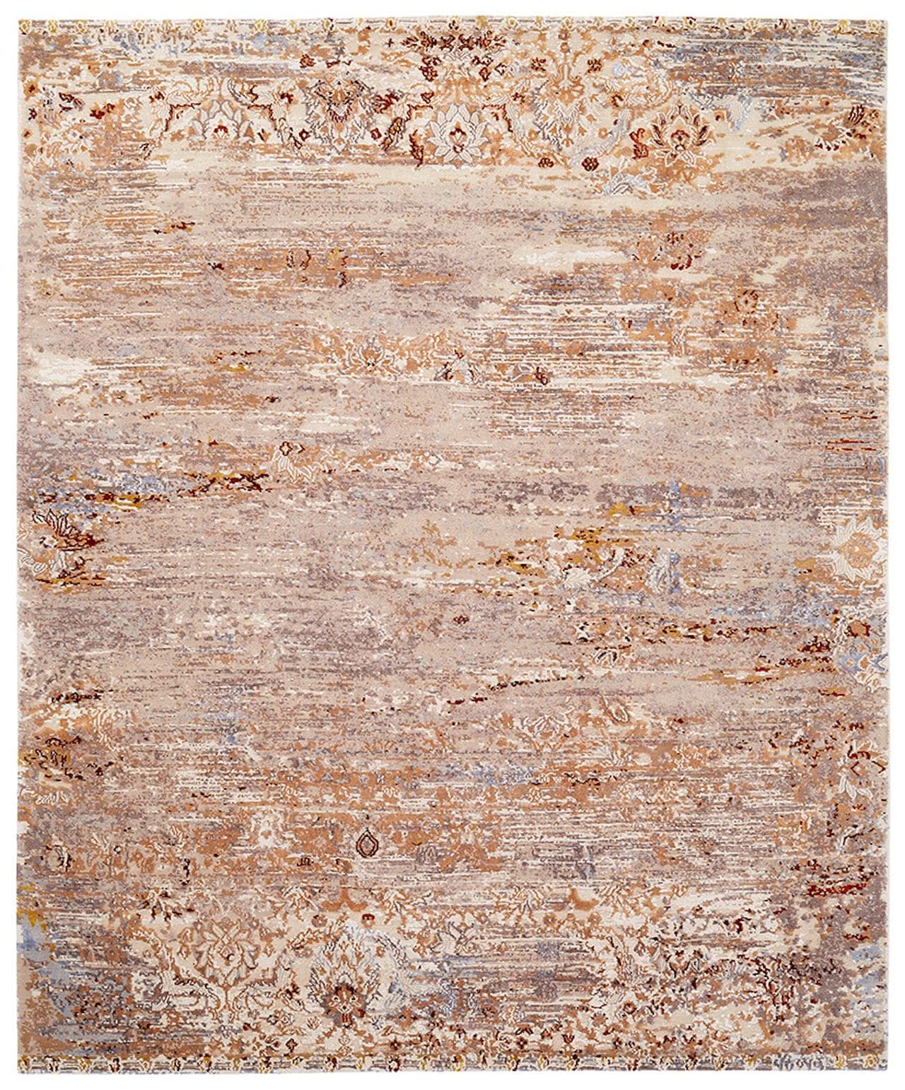 Vartian
THE WAY TAUPE
Rectangular handmade wool and silk rug