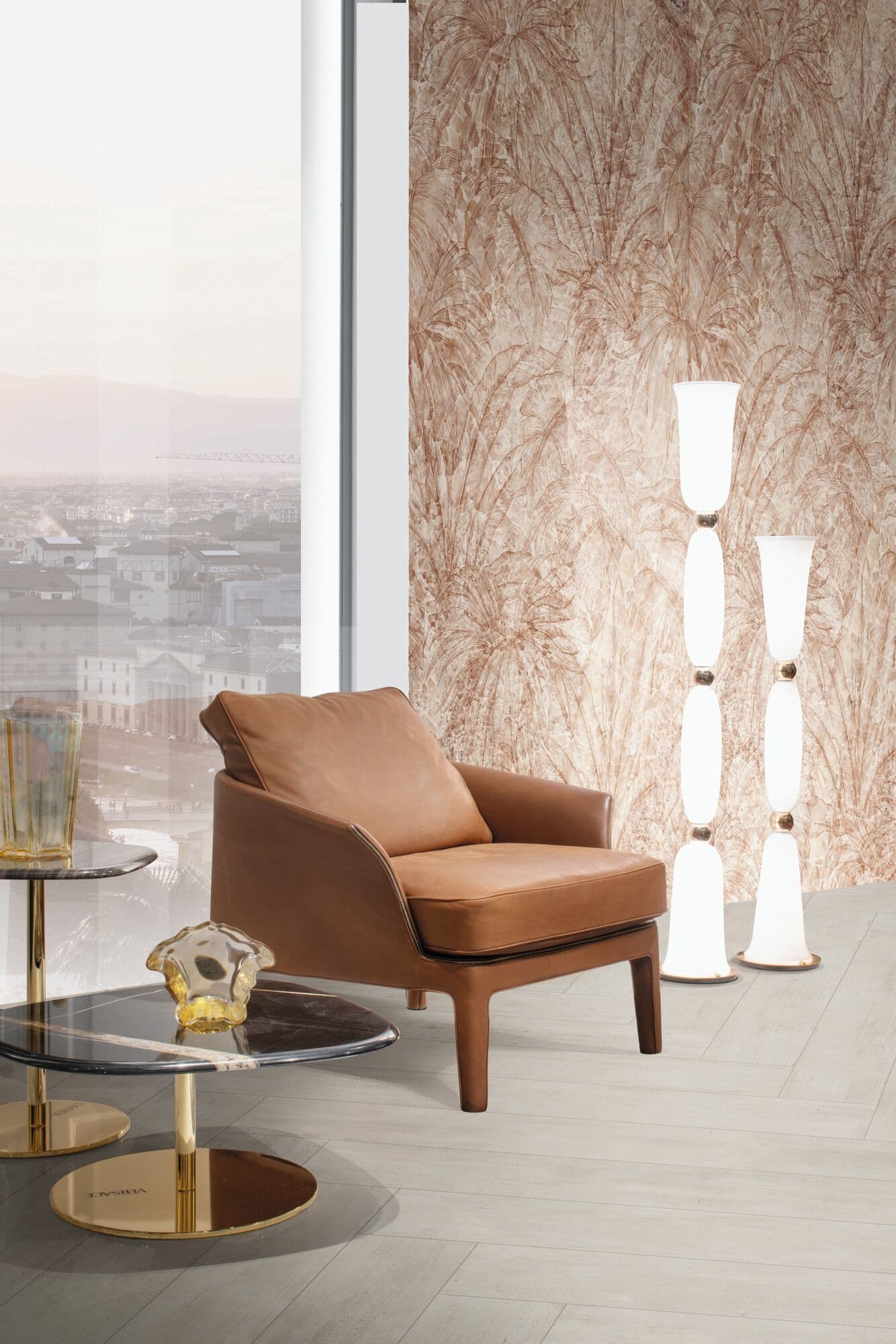 Versace Ceramics
GEMSTONE CRISTALLO ROSA
Porcelain stoneware wall/floor tiles
