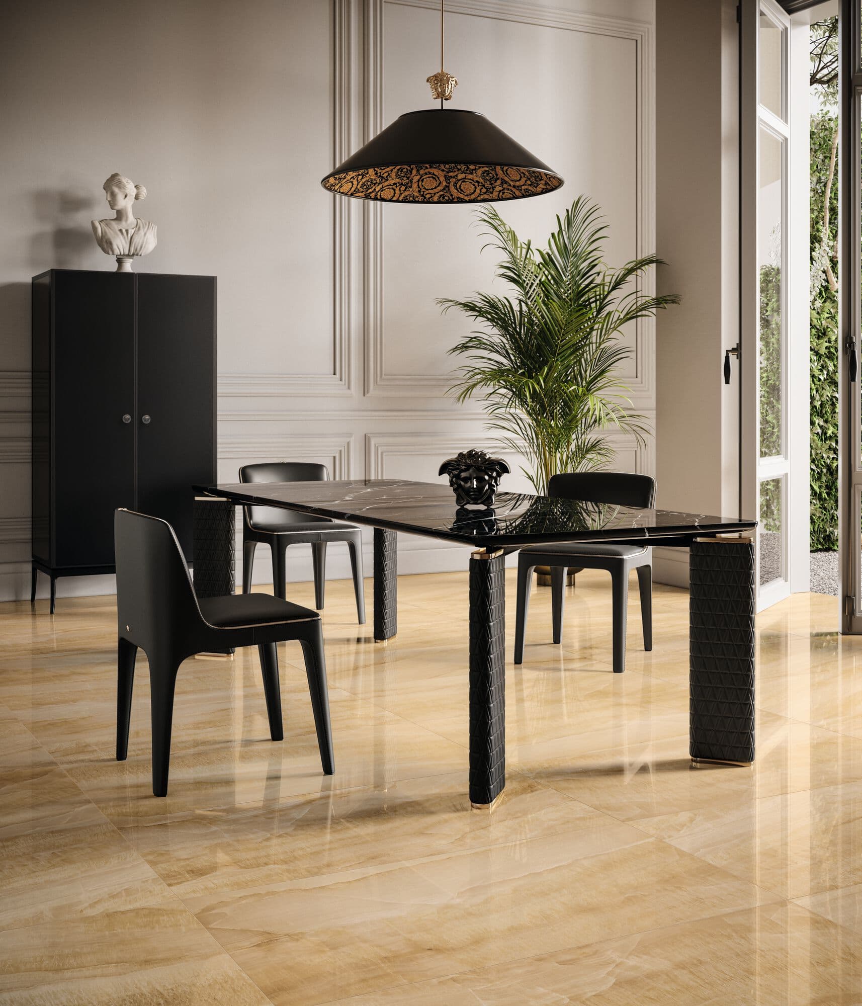Versace Ceramics
MARBLE ORO
Porcelain stoneware wall/floor tiles with marble effect