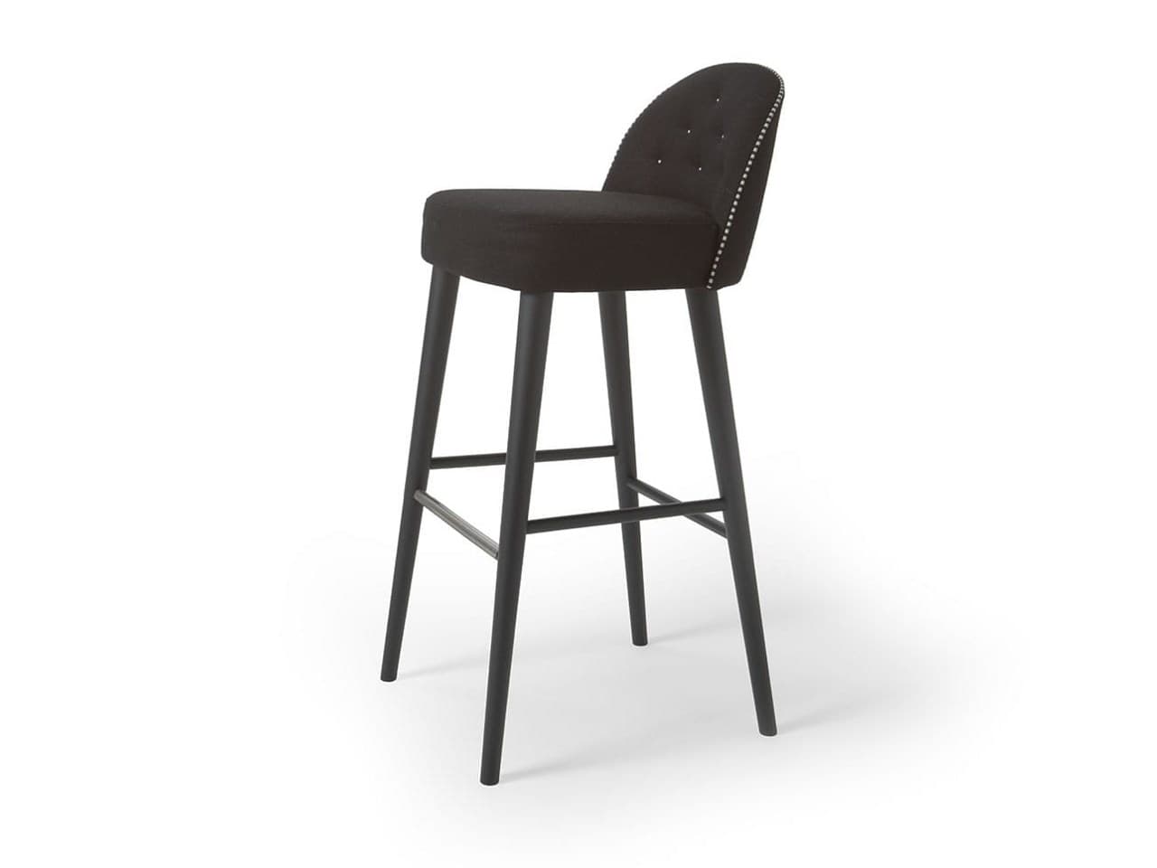 Very Wood
CARMEN 56/DB
Tufted fabric barstool