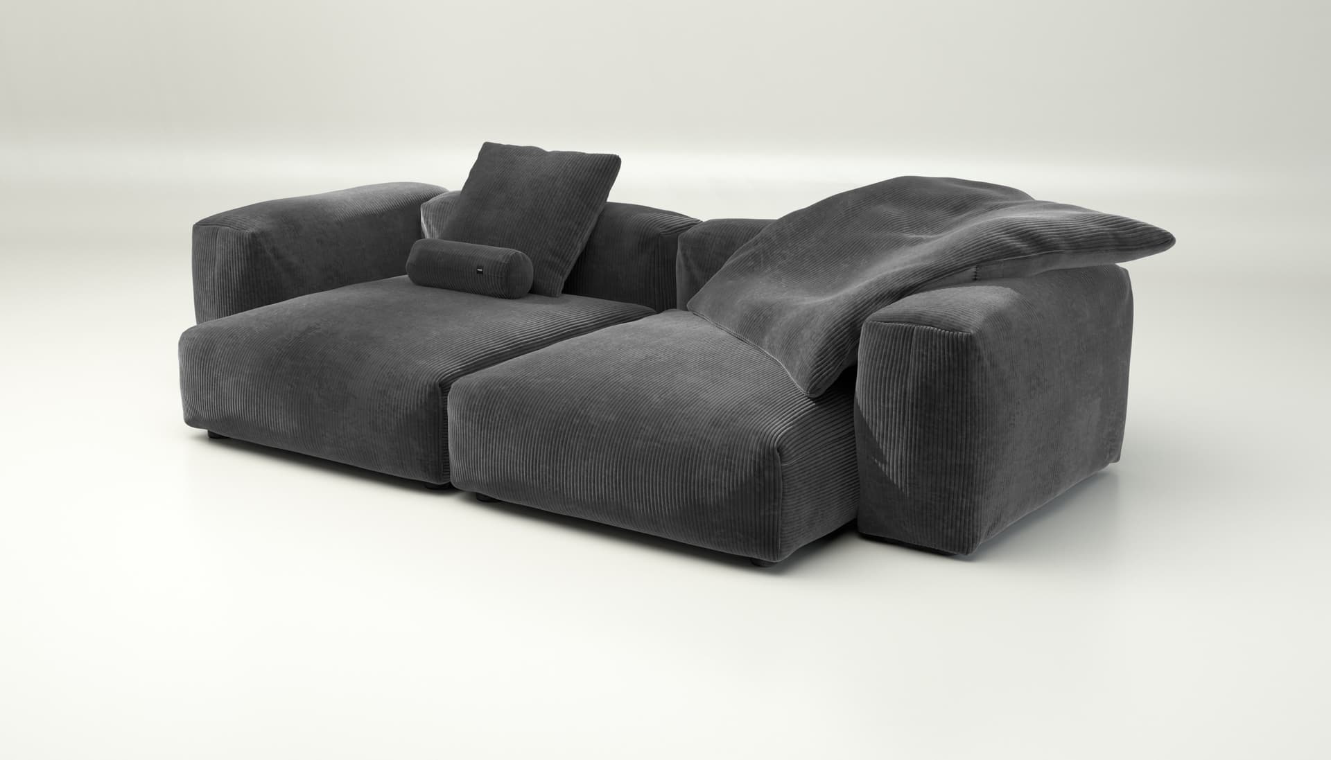vetsak
SOFA SET 02 XLARGE - CORD VELOUR
Modular sofa