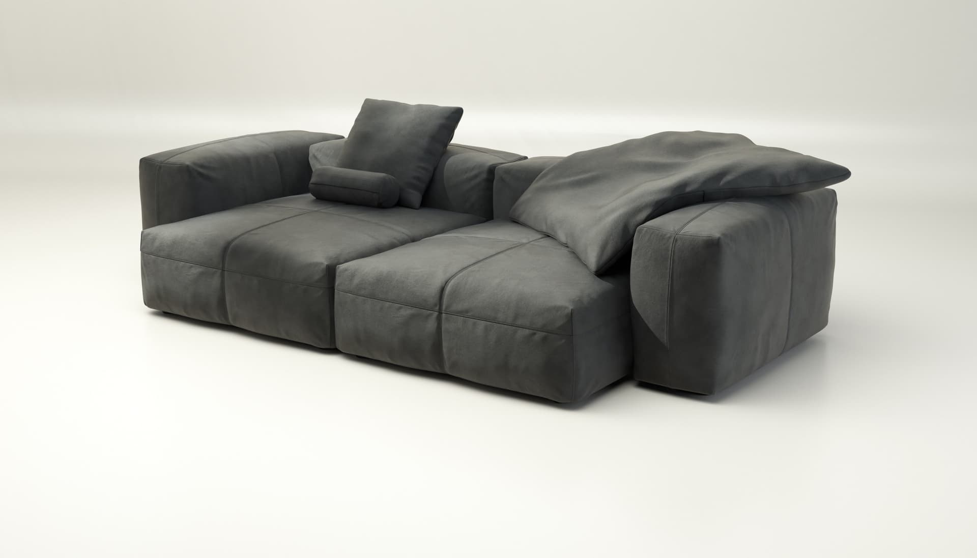 vetsak
SOFA SET 02 XLARGE - LEATHER
Modular leather sofa