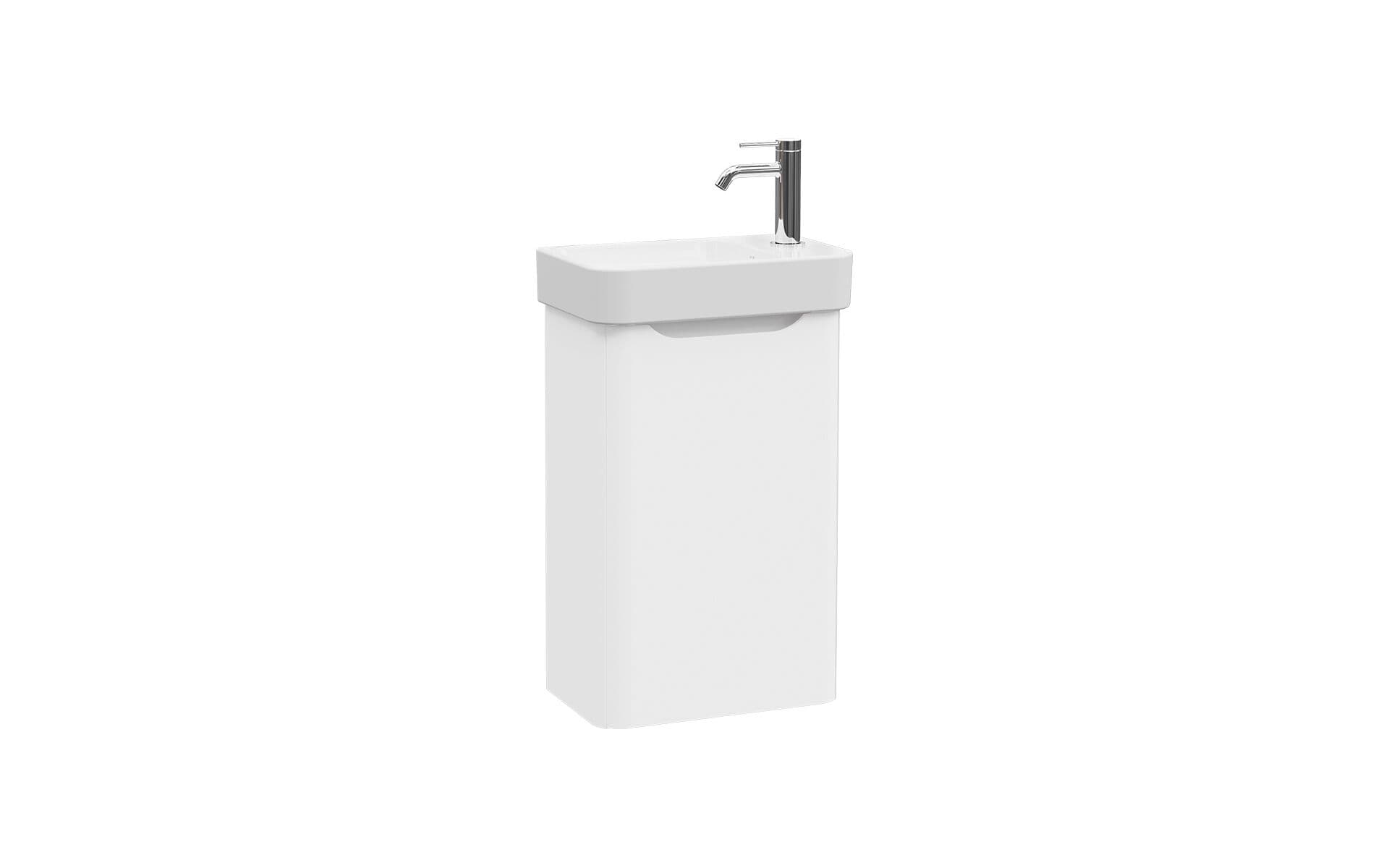 Vitra Bathrooms & Tiles
INTEGRA ROUND
Wall-mounted vanity unit with integrated washbasin