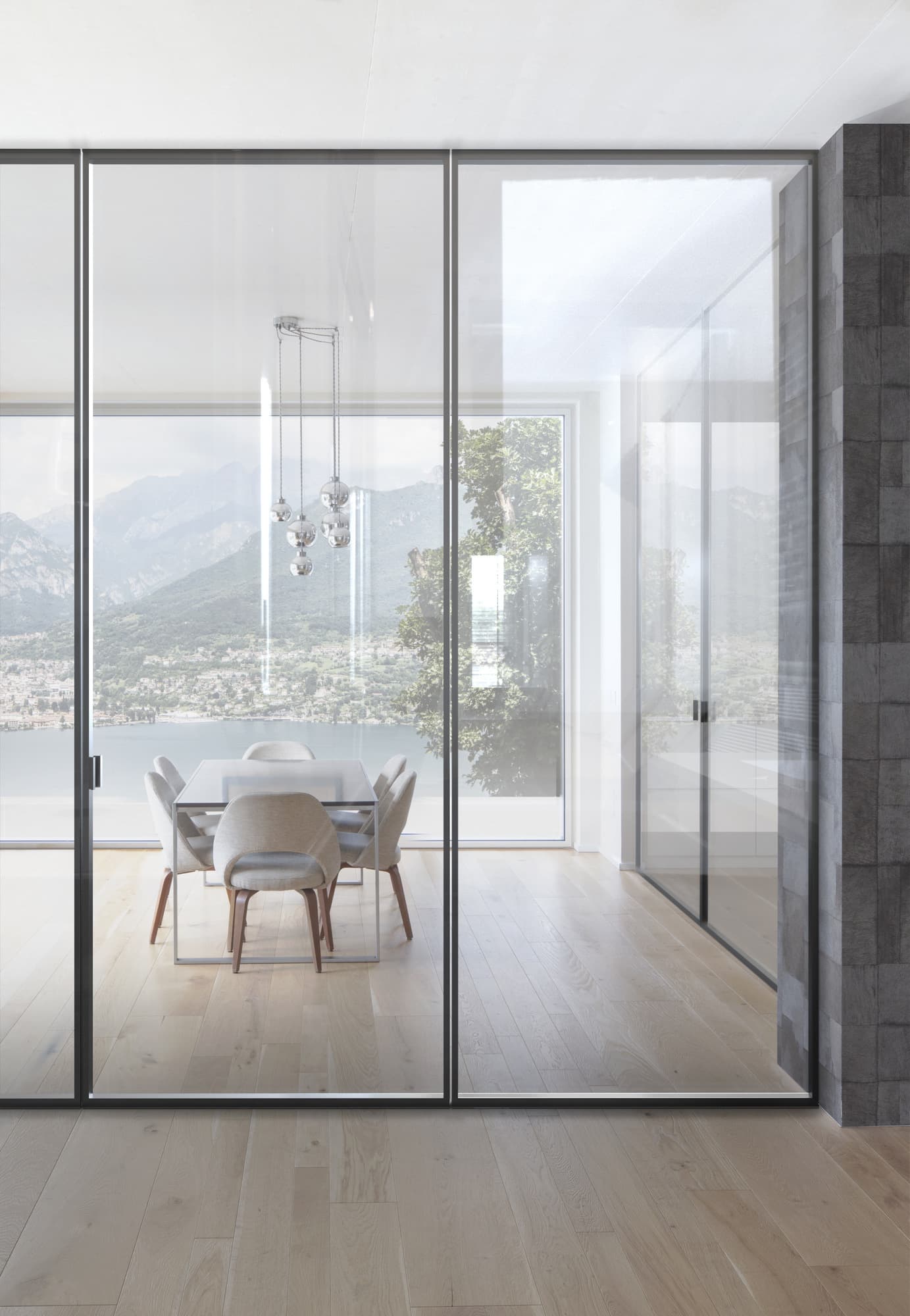 Viva Porte
COMO PIVOT
Pivot glass and aluminium door