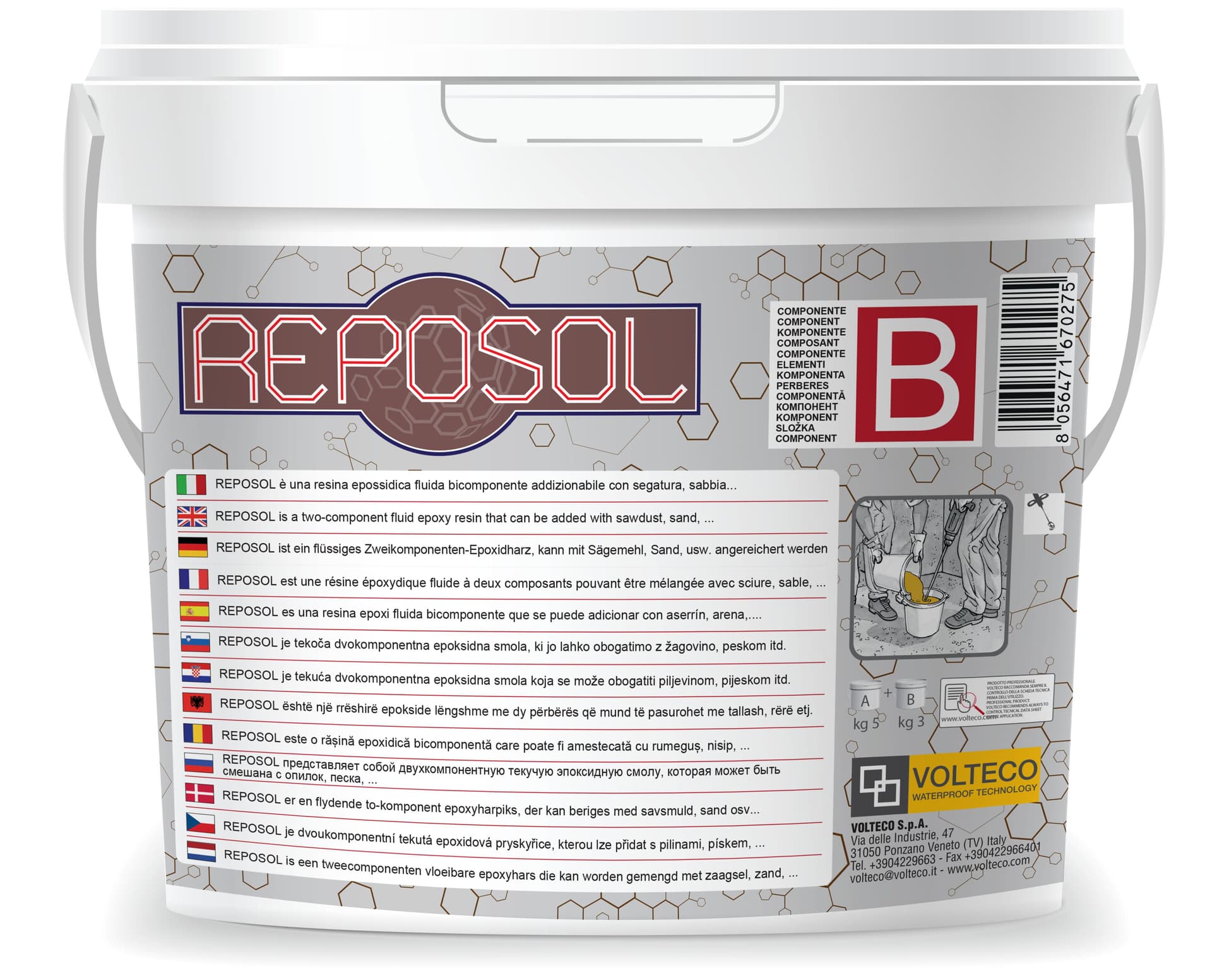 Volteco REPOSOL - Термореактивная смола