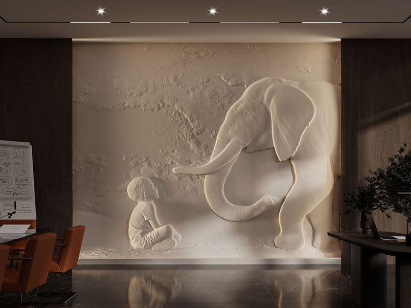 WallDeco
ENCOUNTER
Three-dimensional decorative plaster panel