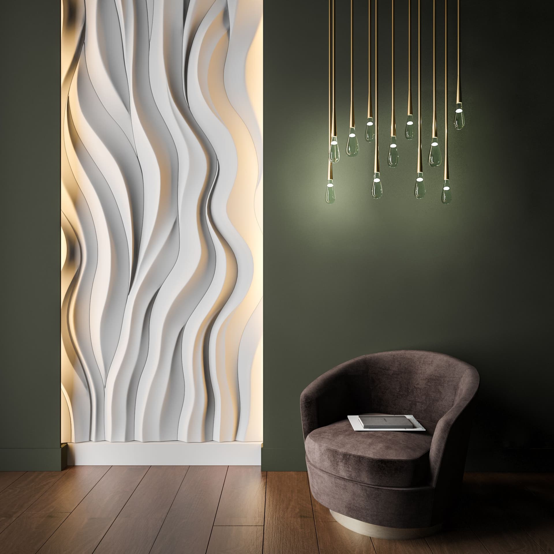 WallDeco
JERSEY
Three-dimensional decorative plaster panel