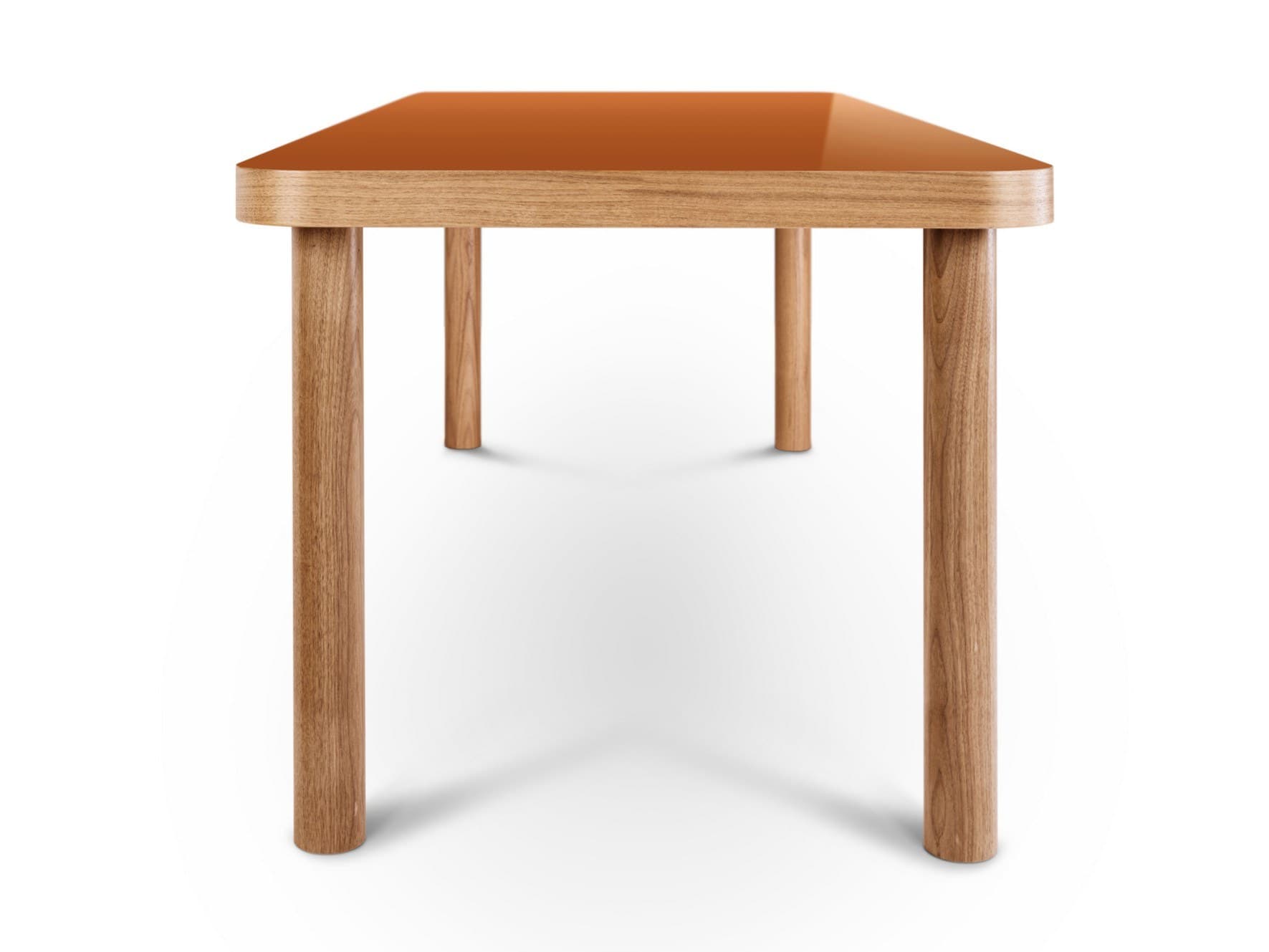 Wiener GTV Design
SÄULE
Rectangular walnut table