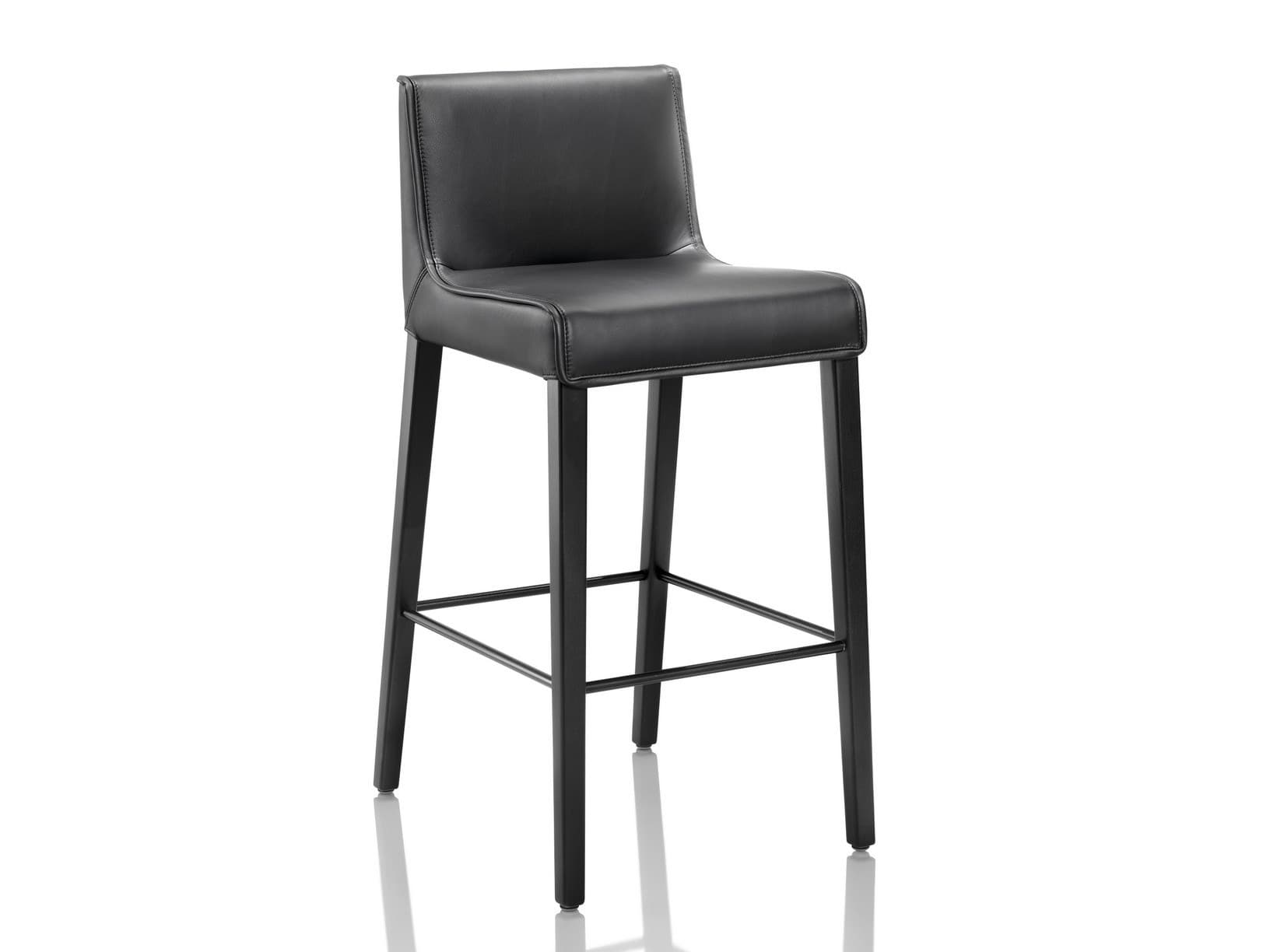 Wittmann
LESLIE
Leather barstool with footrest